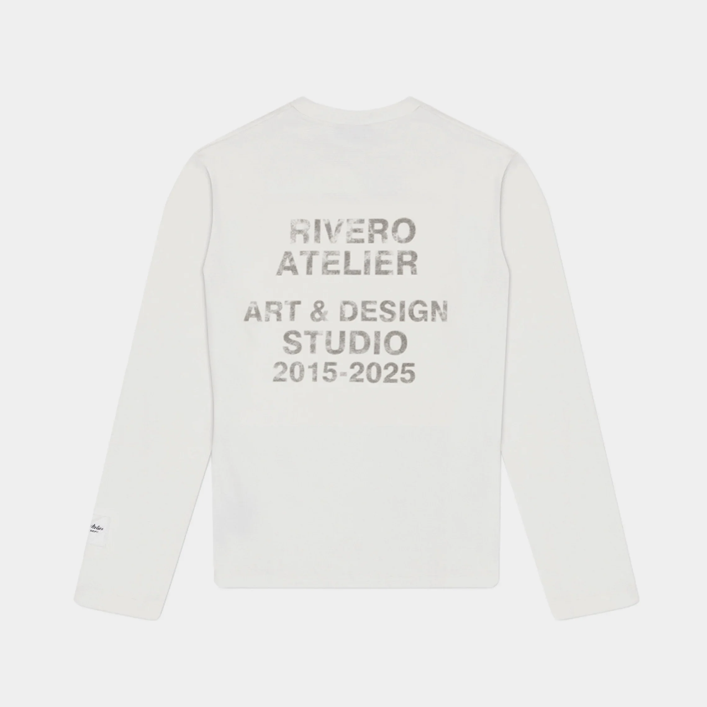 RIVERO - ART & DESIGN WAFFLE LONGSLEEVE WHITE