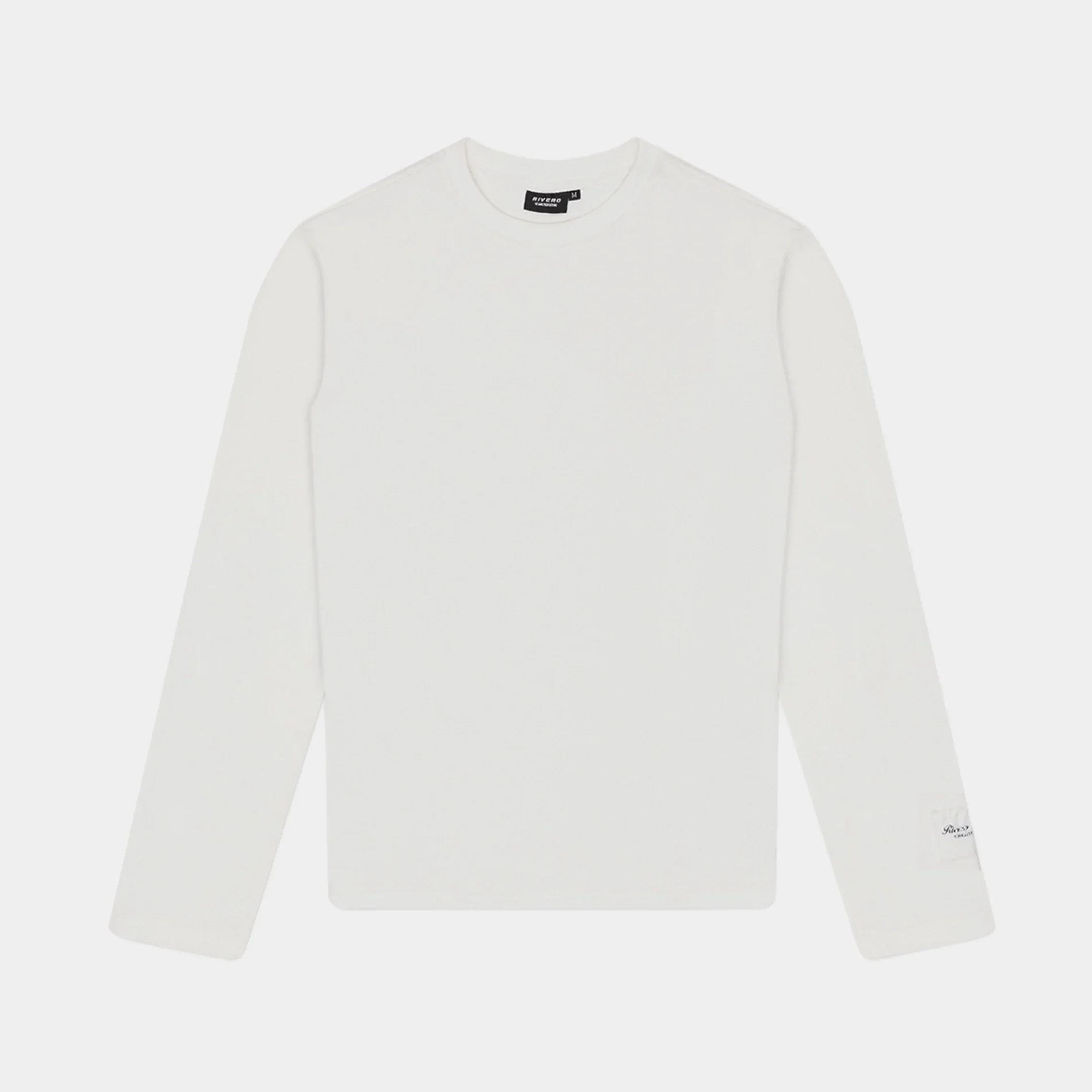 RIVERO - ART & DESIGN WAFFLE LONGSLEEVE WHITE - Image 2