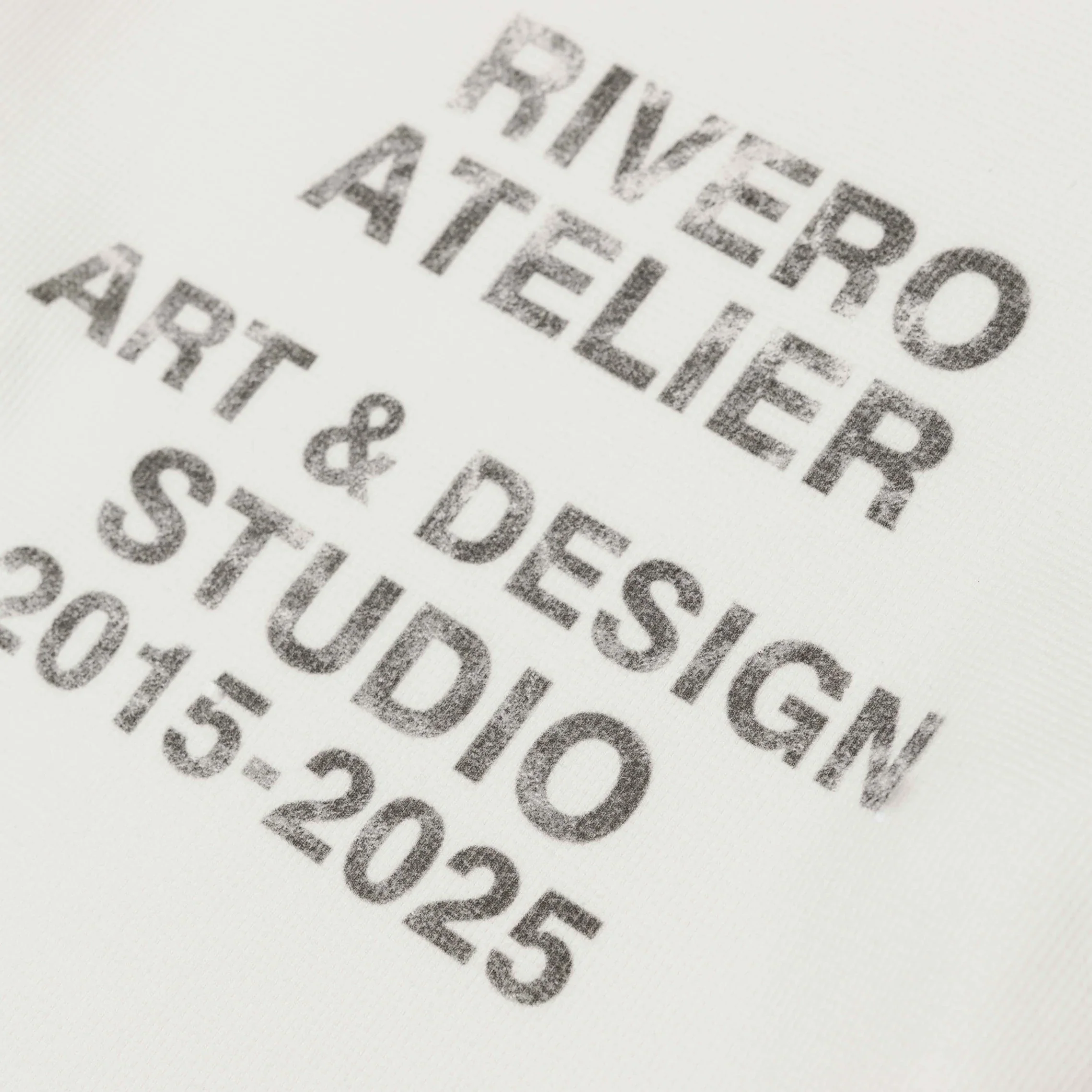 RIVERO - ART & DESIGN WAFFLE LONGSLEEVE WHITE - Image 3