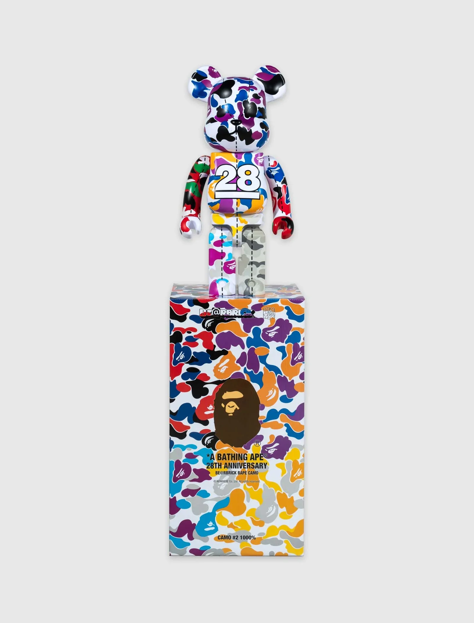 BEARBRICK X BAPE 28TH ANNIVERSARY #2 - Image 3