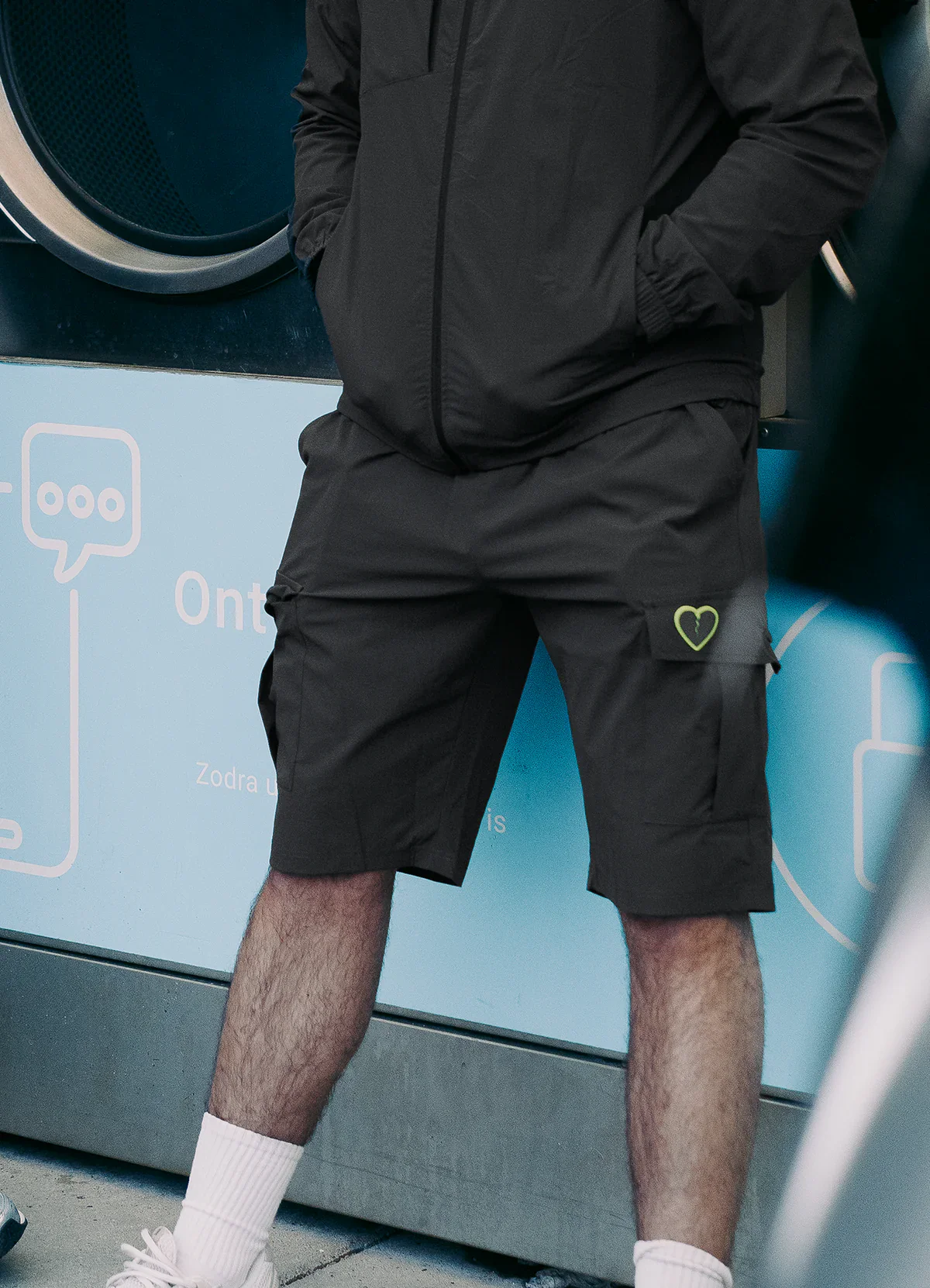BILLION AND BEYOND - COMBAT SHORTS - GREY/NEON - Image 3