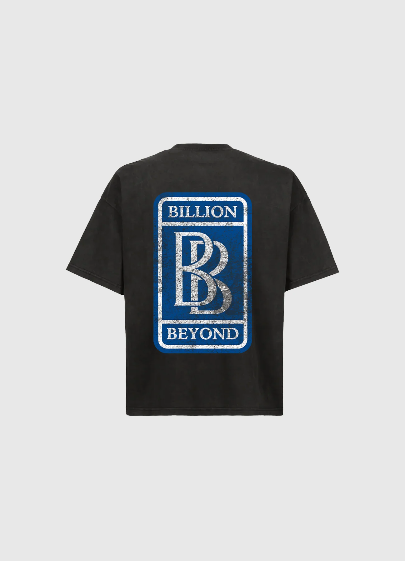 BILLION AND BEYOND - EMBLEM TEE - WASHED BLACK - Image 2