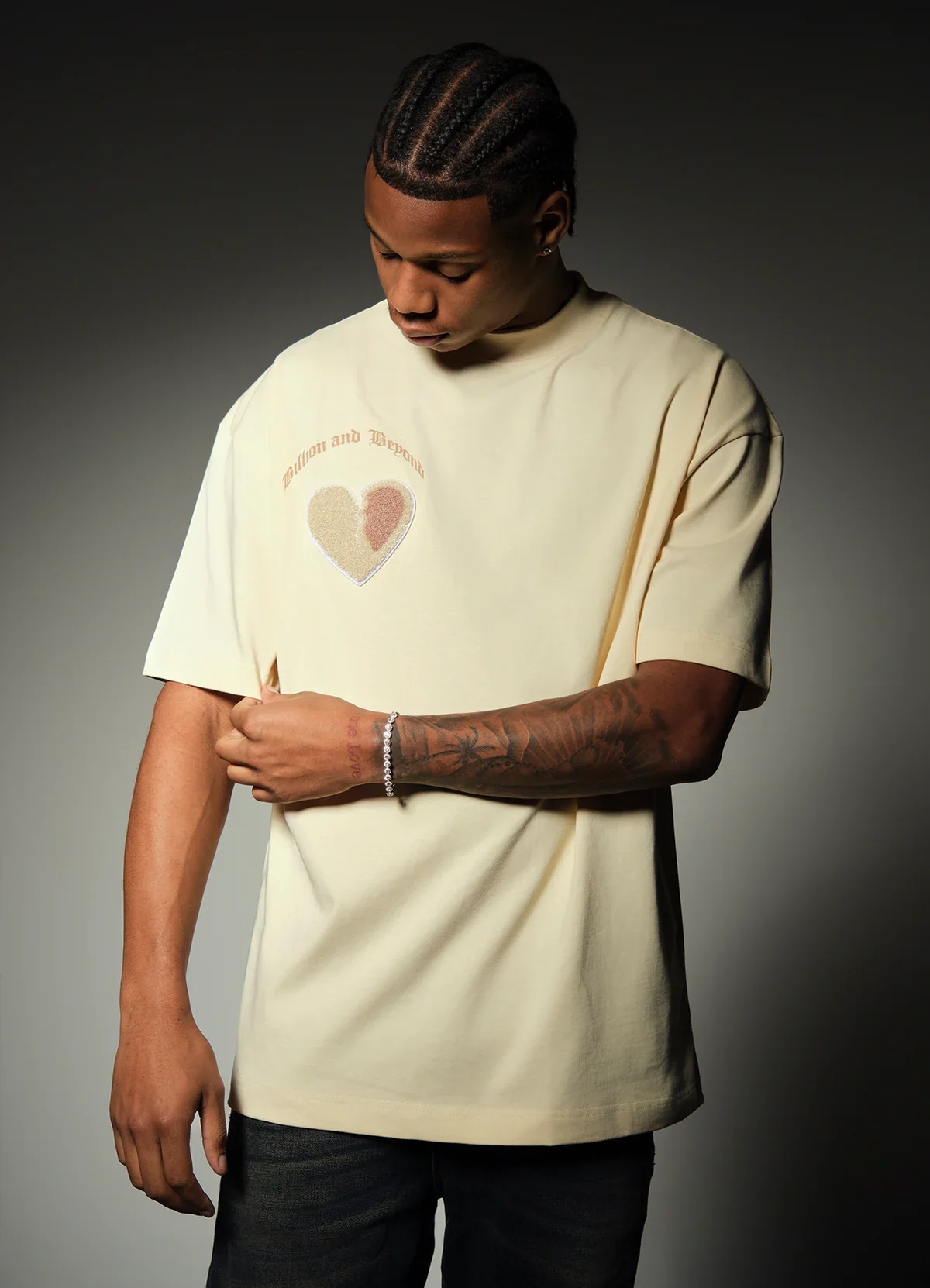 BILLION AND BEYOND - CRACK HEART - CREME - Image 2