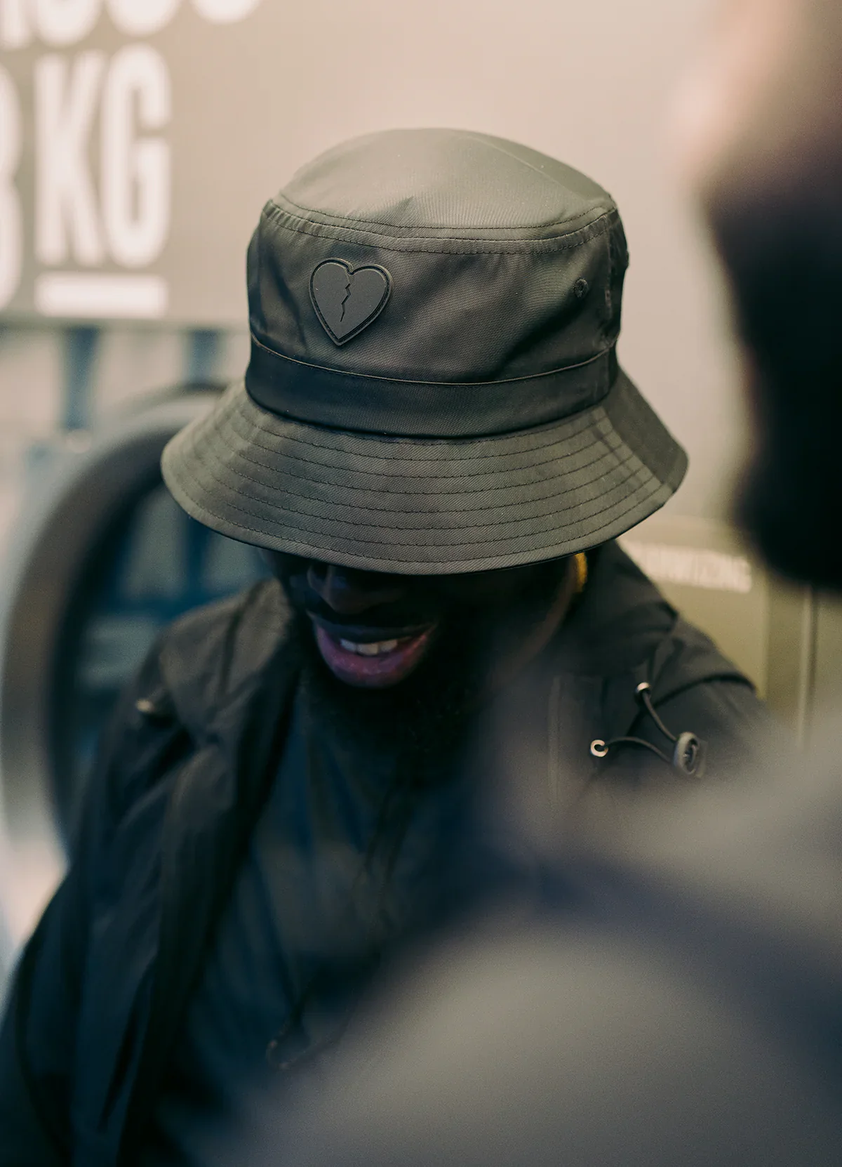 BILLION AND BEYOND - NYLON BUCKET HAT - DEEP BLACK - Image 3