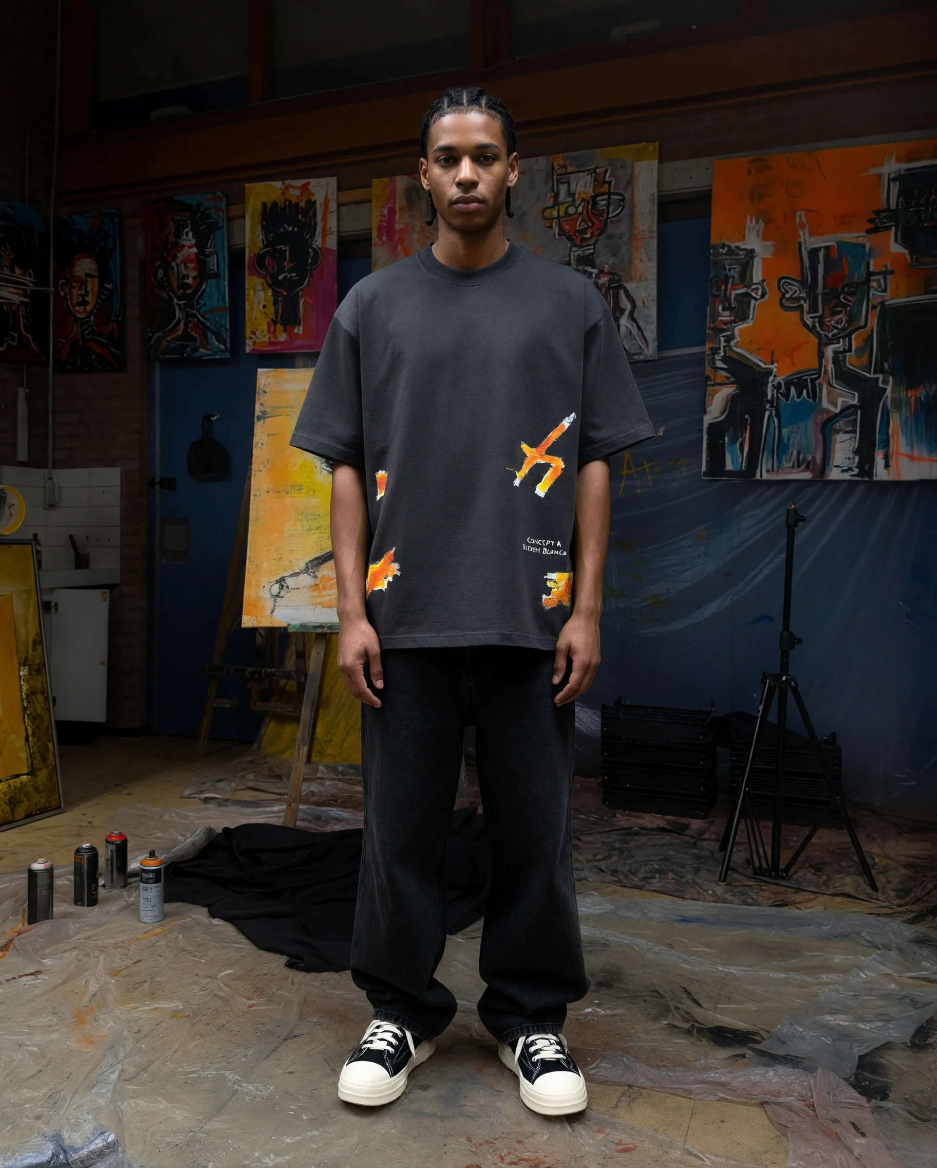 CONCEPT R x STEVEN BLANCO - T-SHIRT - HANDPAINTED - Image 4