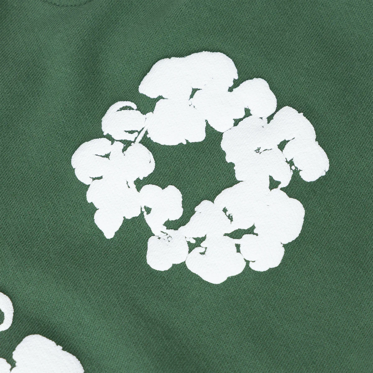 DENIM TEARS - THE COTTON WREATH SWEATPANTS GREEN - Image 3