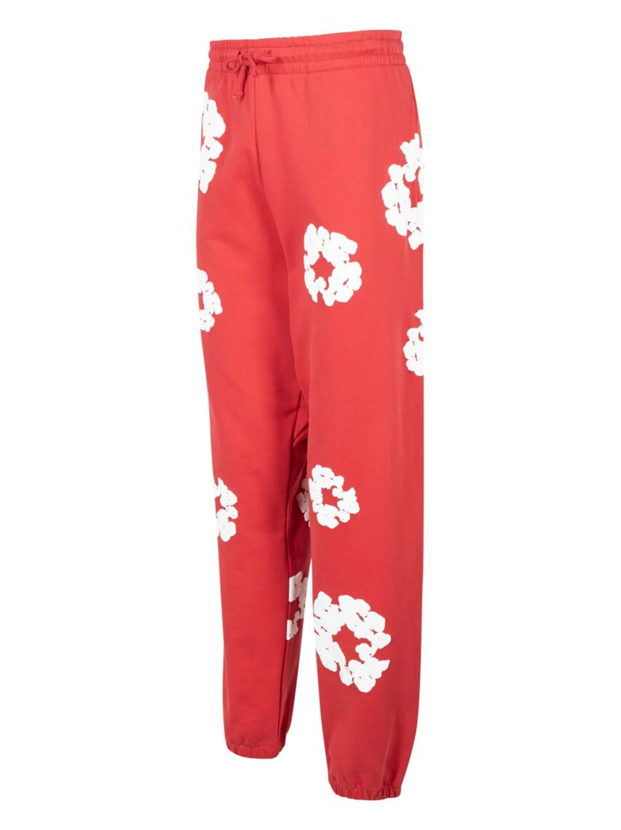 DENIM TEARS - THE COTTON WREATH SWEATPANTS RED - Image 3
