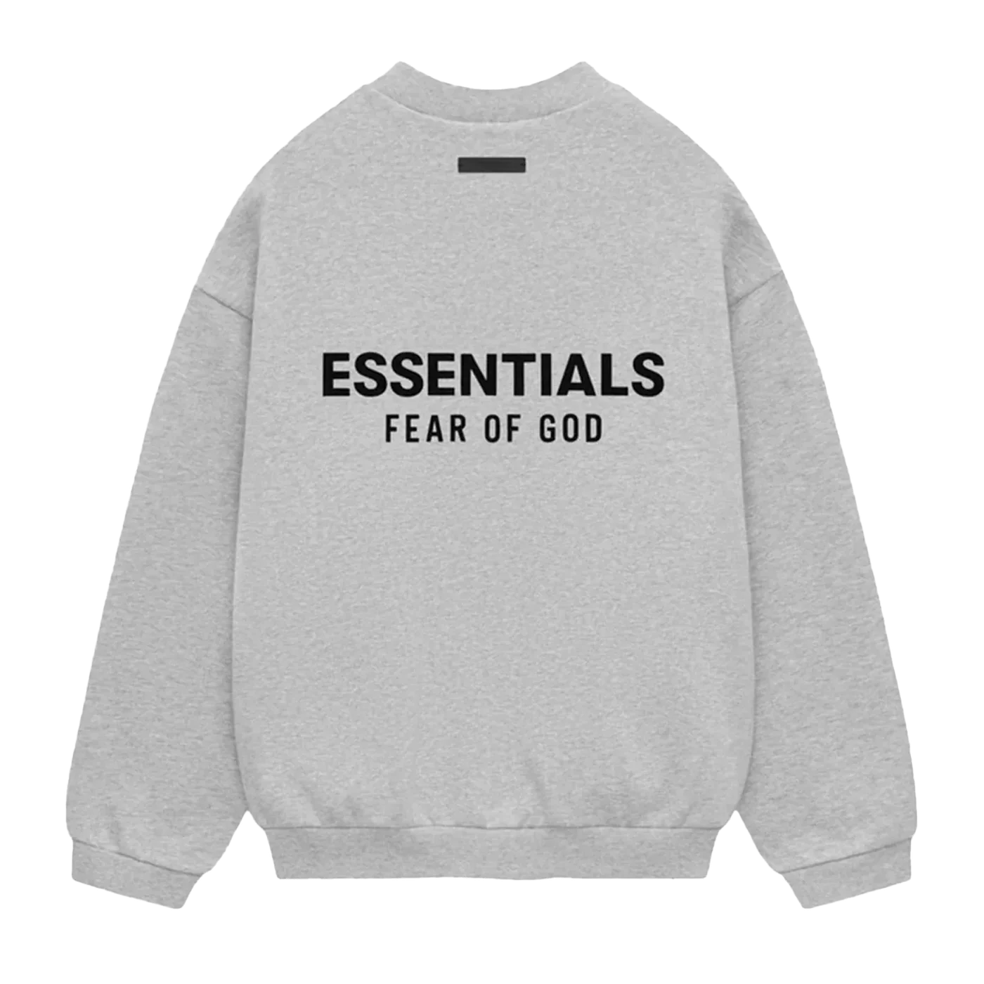 FEAR OF GOD ESSENTIALS FLEECE CREWNECK LIGHT HEATH