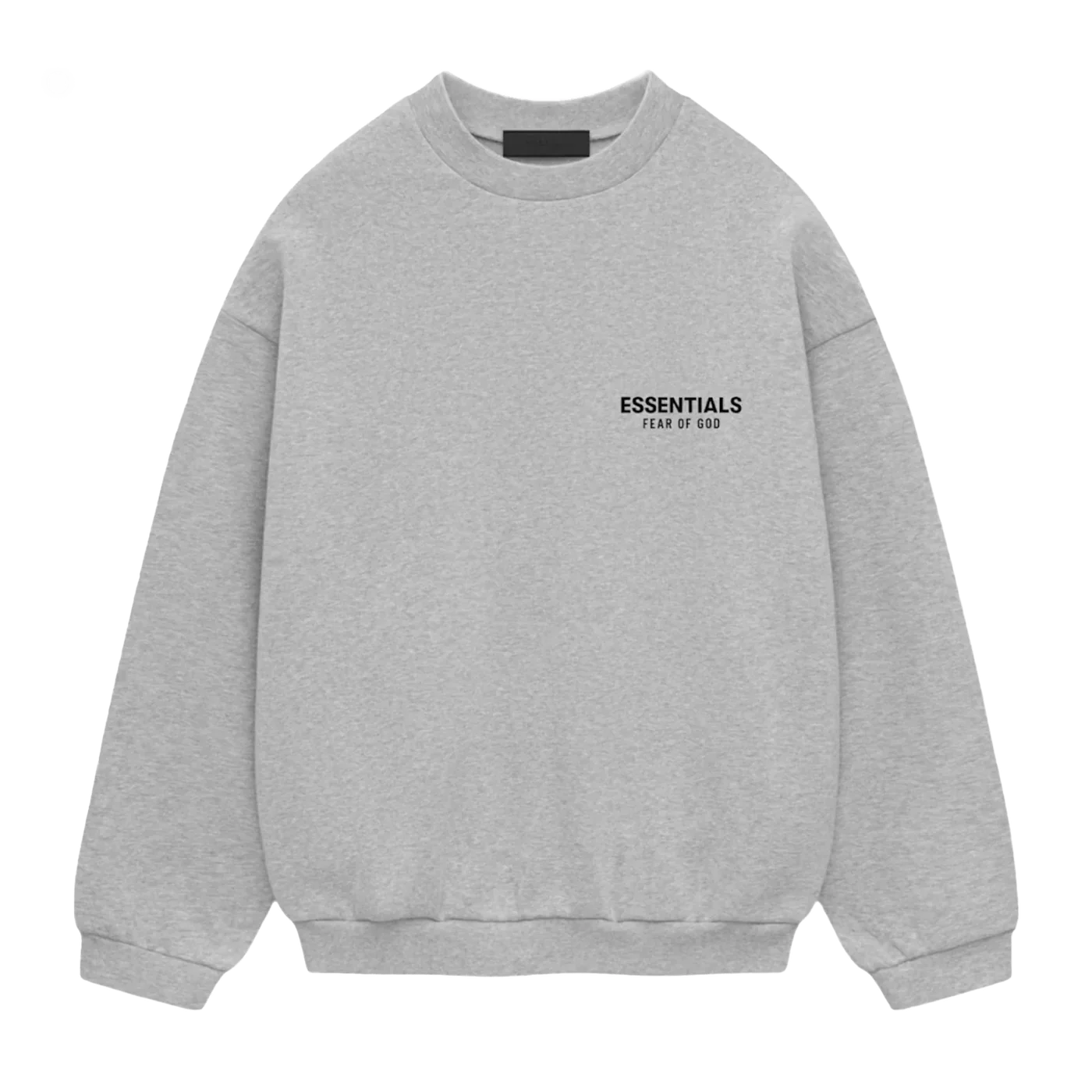FEAR OF GOD ESSENTIALS FLEECE CREWNECK LIGHT HEATH - Image 2