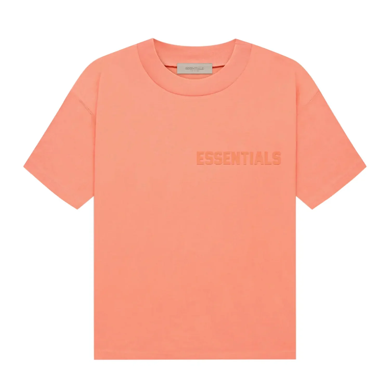 FEAR OF GOD ESSENTIALS - TEE - CORAL