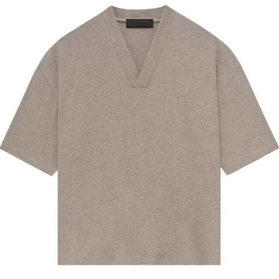 FEAR OF GOD - V-NECK - CORE HEATHER