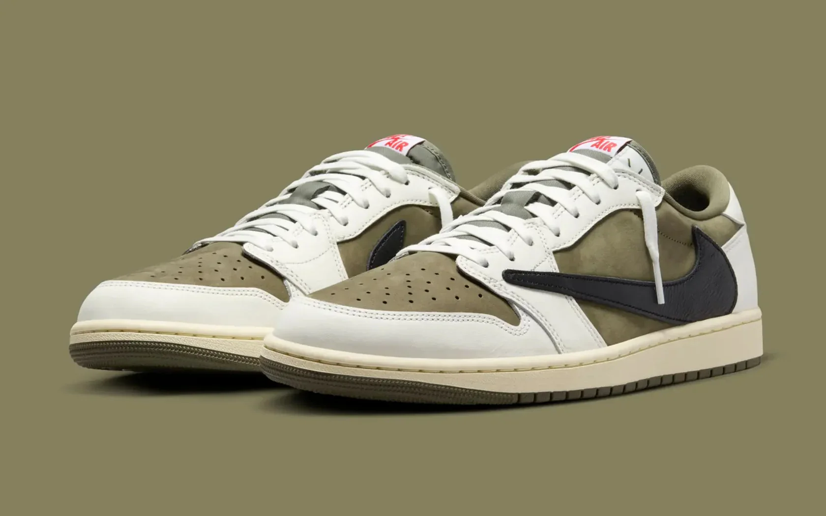 JORDAN 1 RETRO OG SP LOW TRAVIS SCOTT MEDIUM OLIVE - Image 5