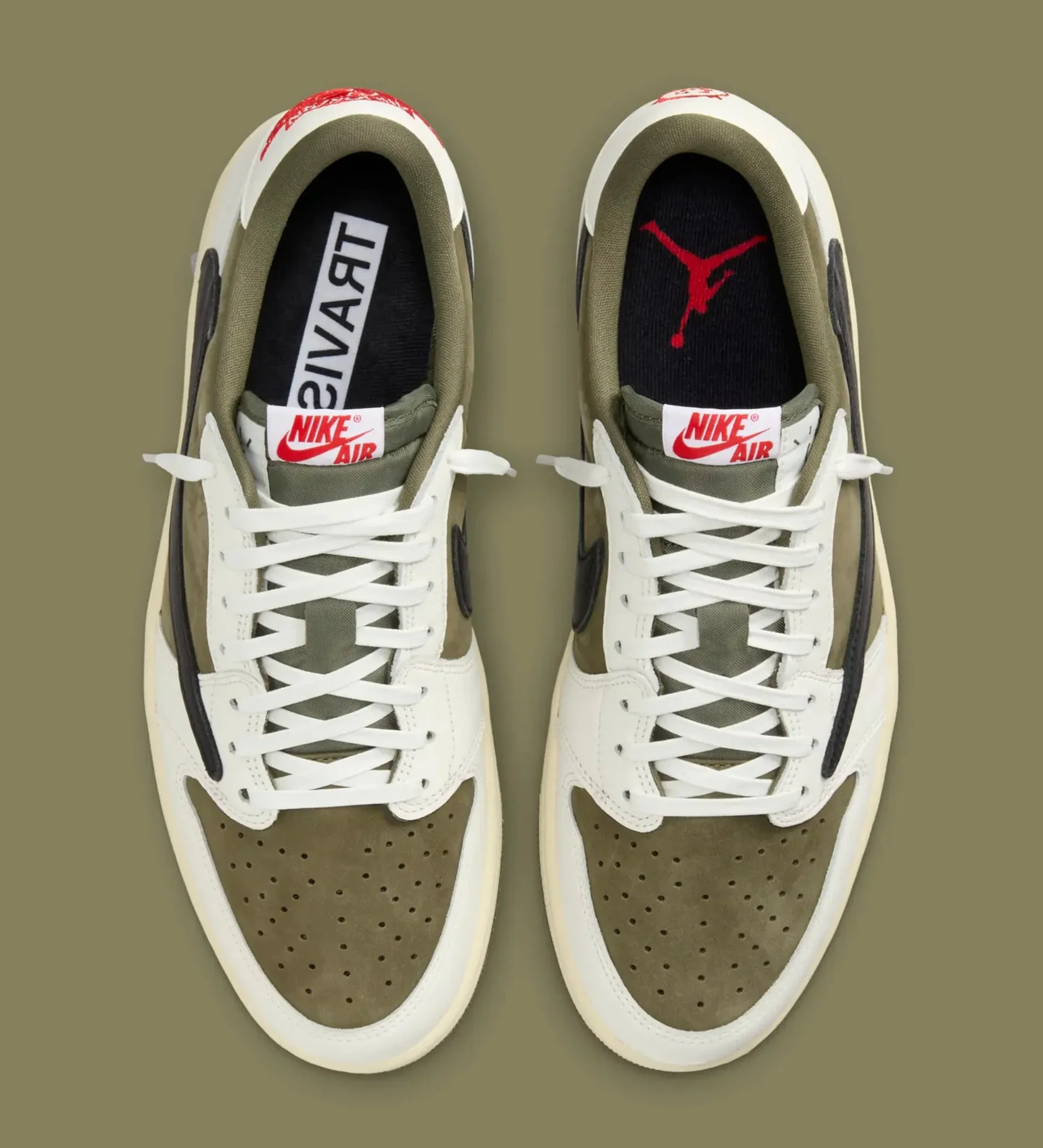 JORDAN 1 RETRO OG SP LOW TRAVIS SCOTT MEDIUM OLIVE - Image 6