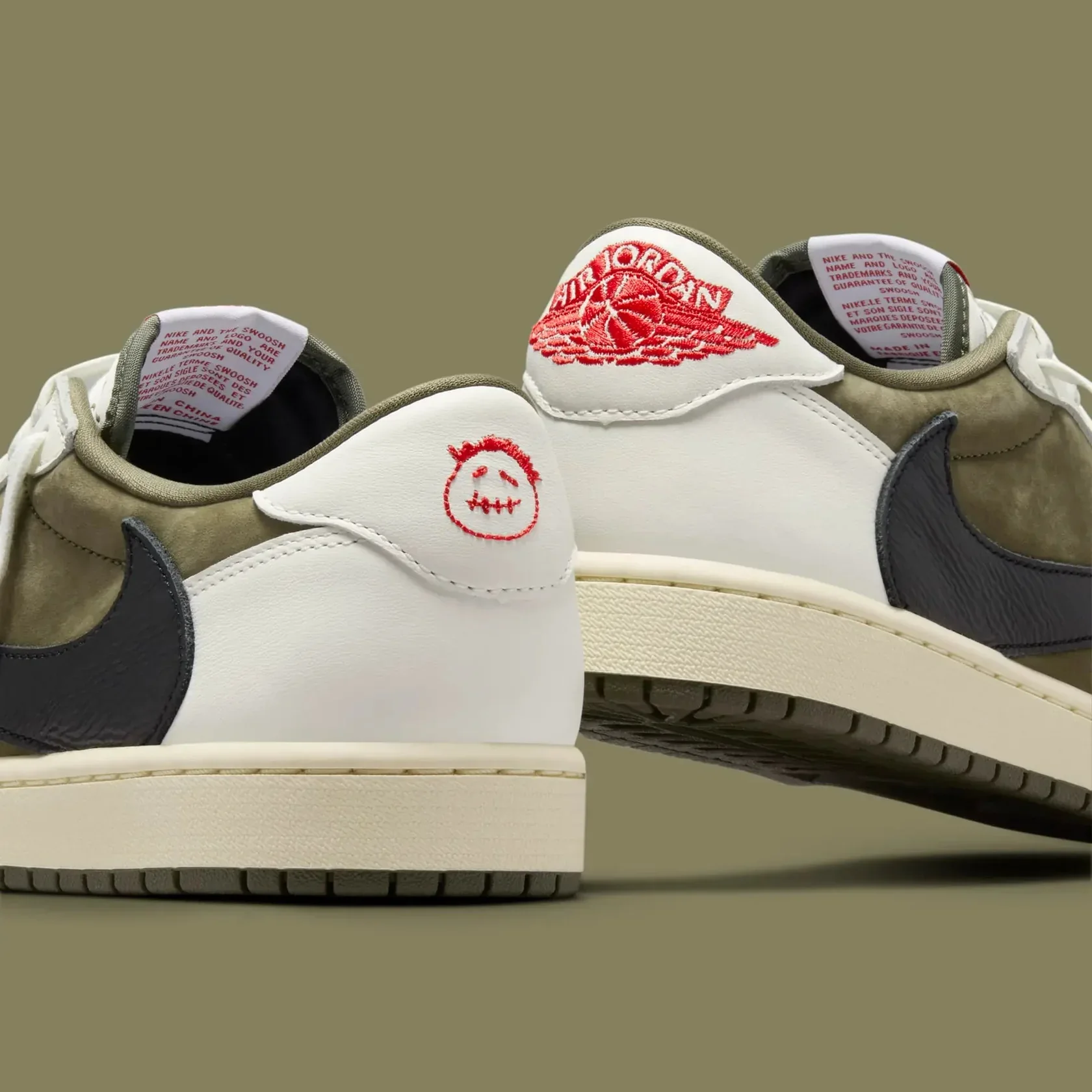 JORDAN 1 RETRO OG SP LOW TRAVIS SCOTT MEDIUM OLIVE - Image 8