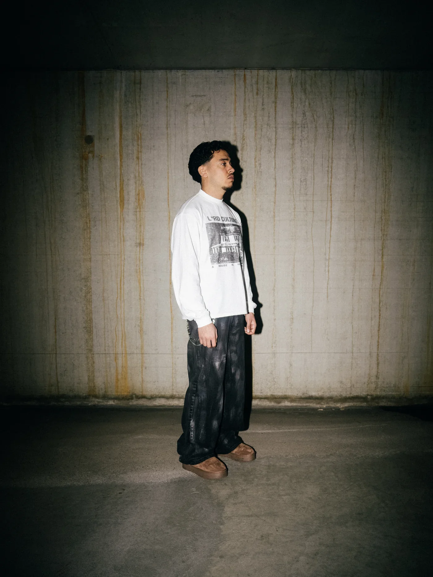 LORD CULTURE - COATED DENIM - BLACK - Image 4
