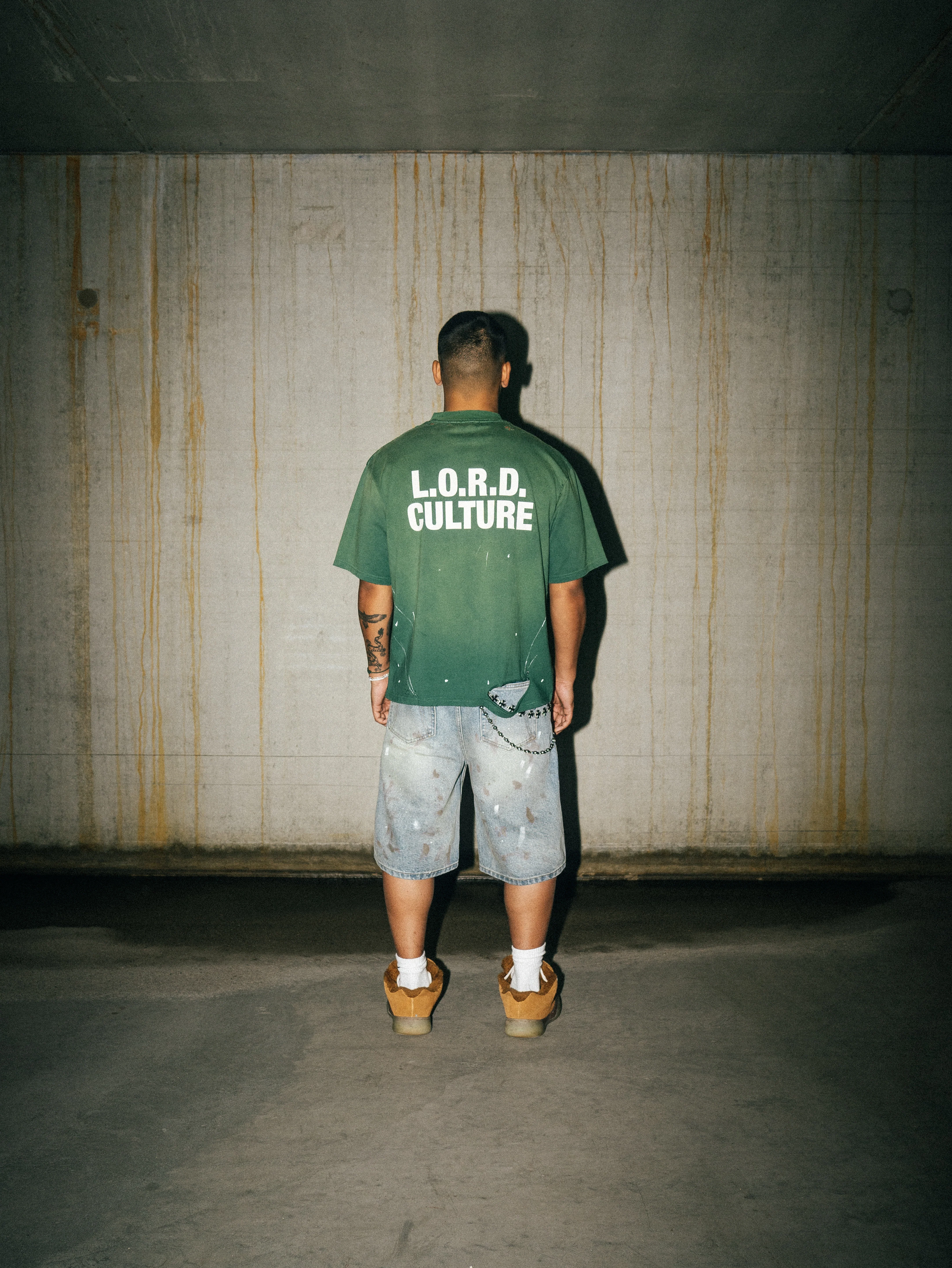 LORD CULTURE - DESTROYED NSFW TEE - GREEN - Image 5