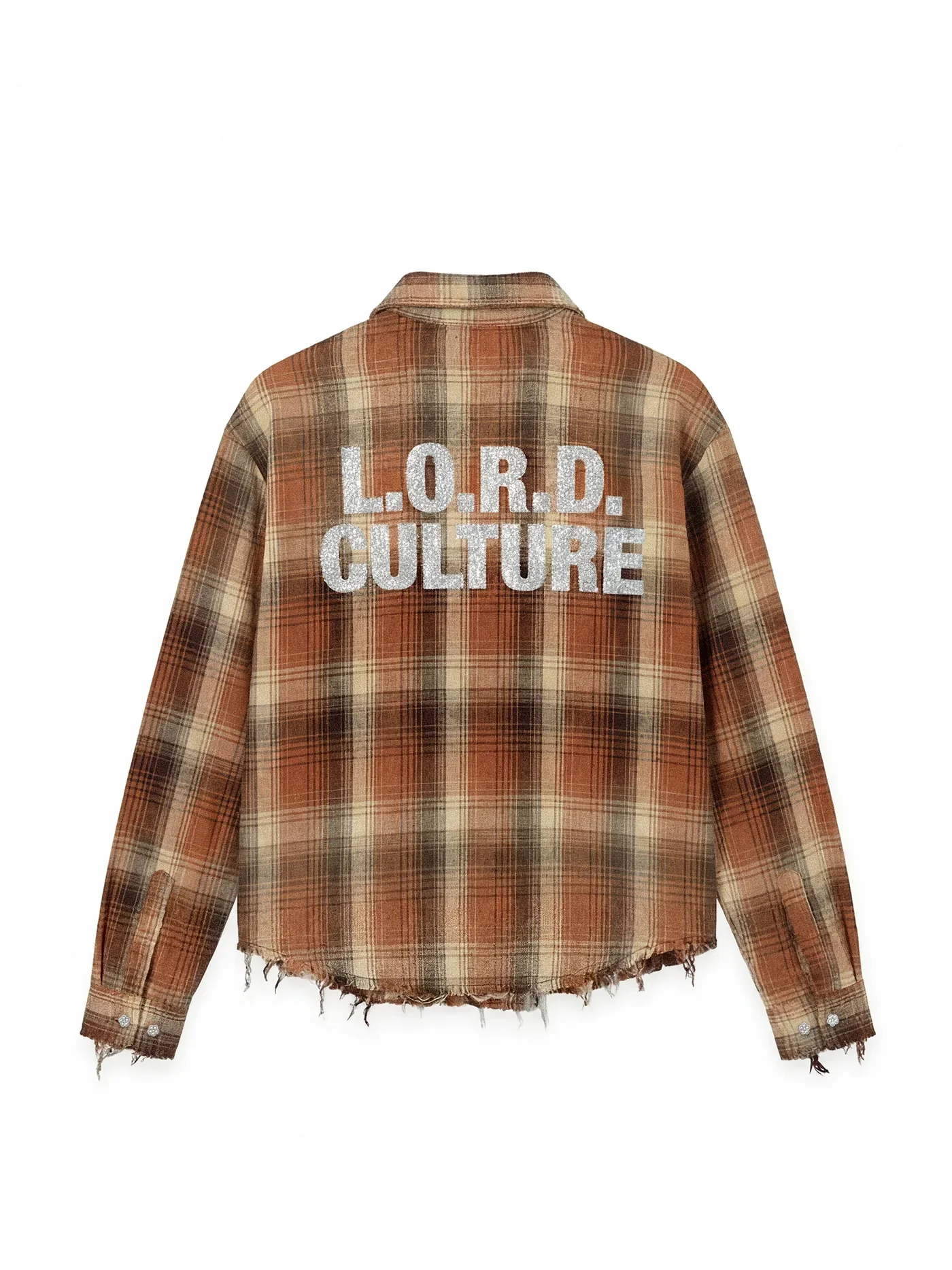 LORD CULTURE - RAW CUT FLANNEL - ORANGE - Image 2