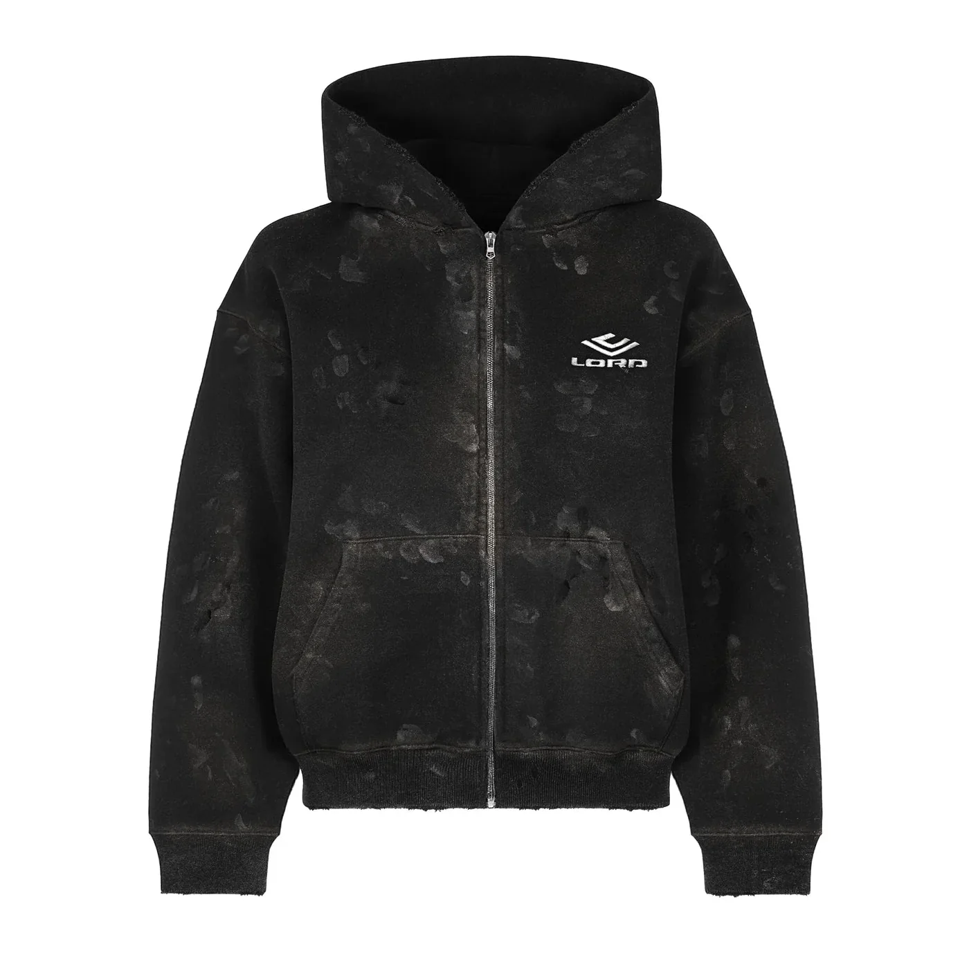 LORD CULTURE - REPLICA ZIP-HOODIE - BLACK