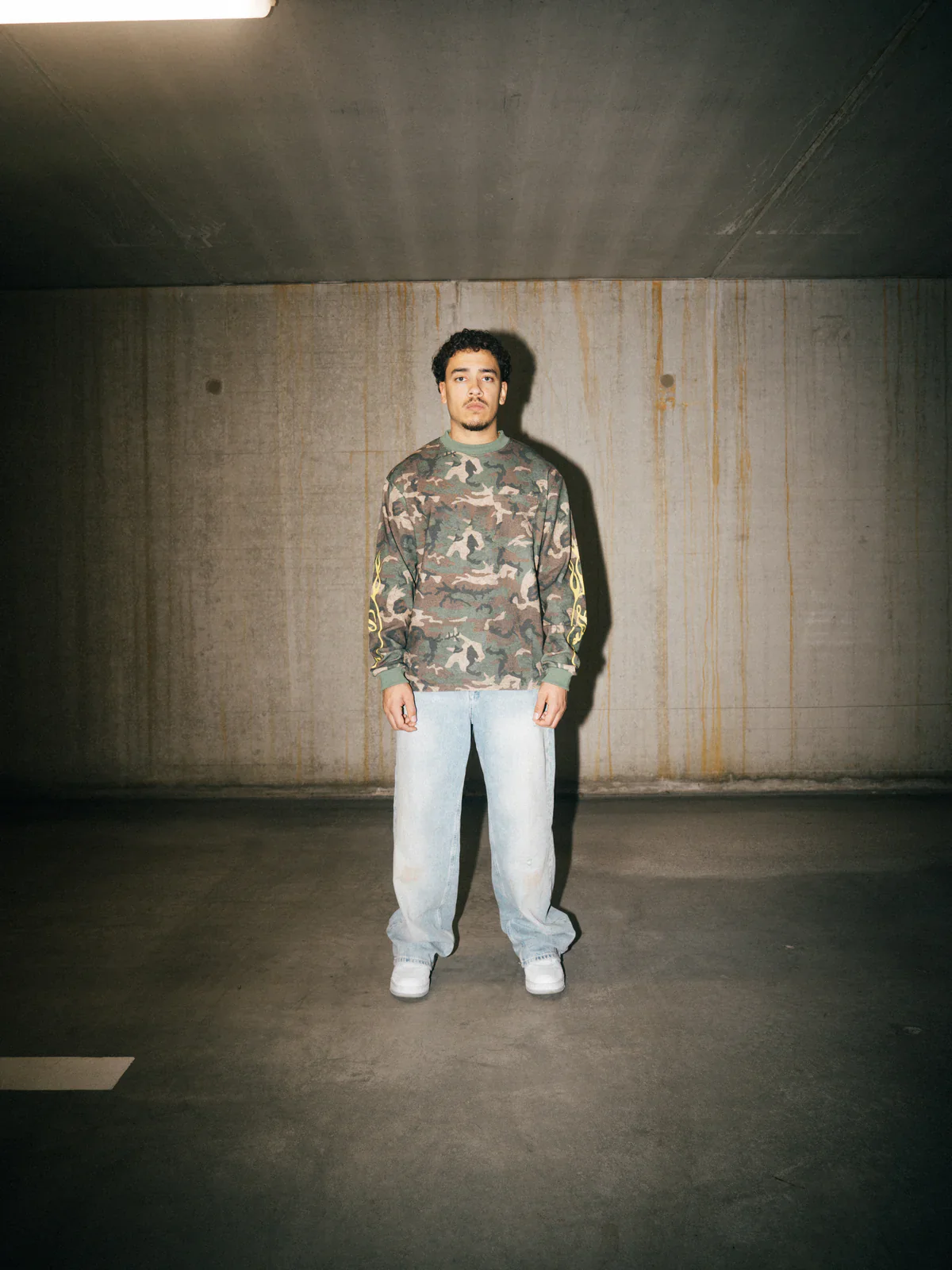 LORD CULTURE - THERMAL LONG SLEEVE TEE - CAMO - Image 3
