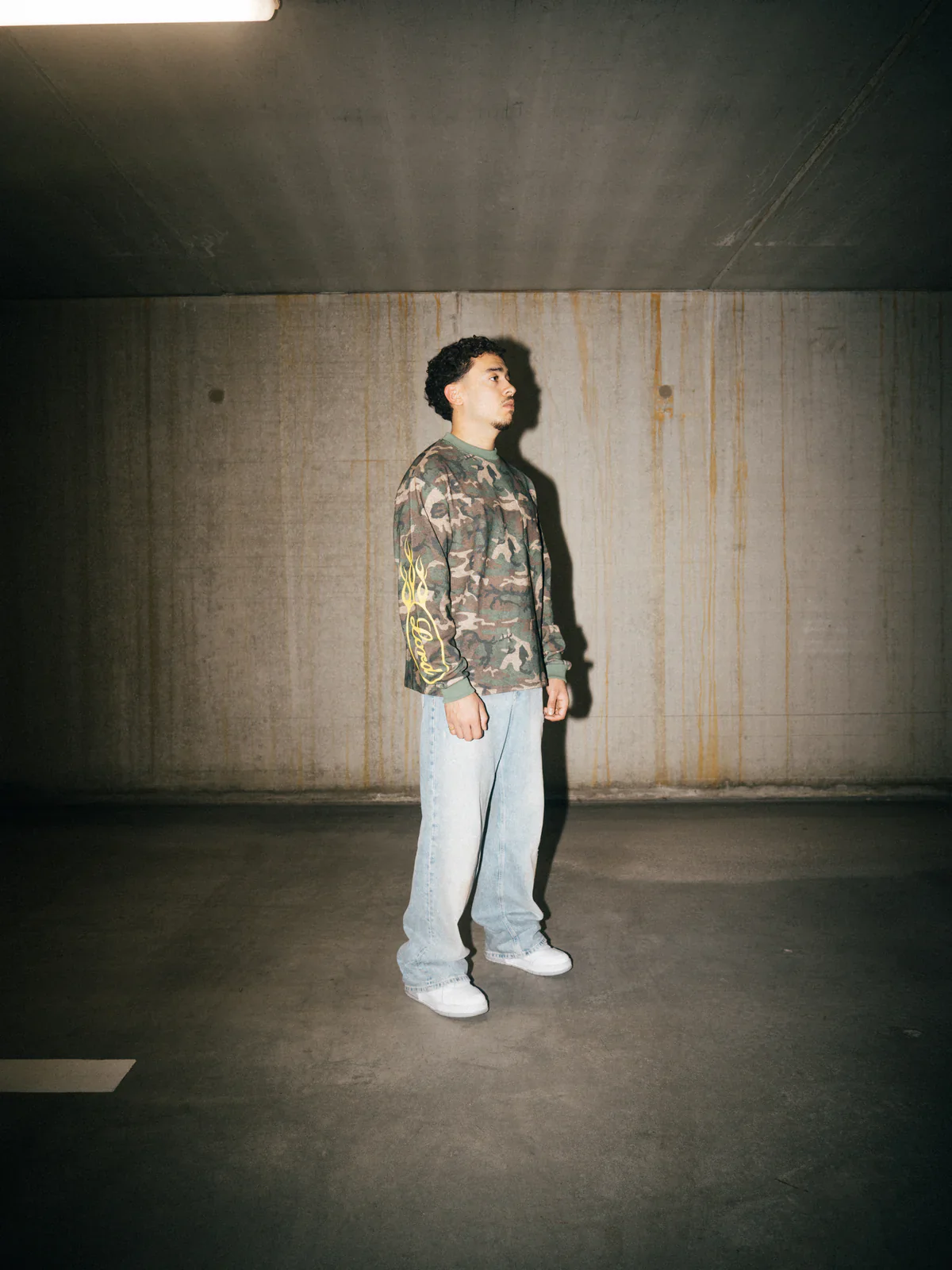 LORD CULTURE - THERMAL LONG SLEEVE TEE - CAMO - Image 4