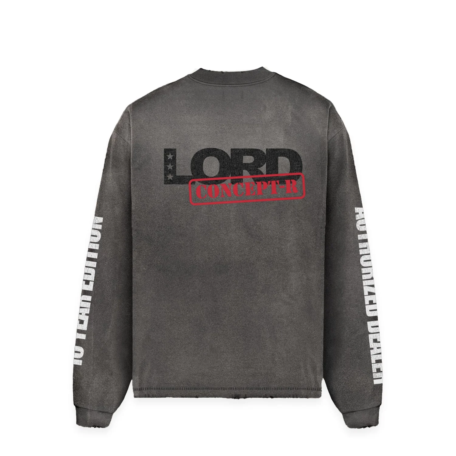 LORD CULTURE X CONCEPT R - COLLAB LONGSLEEVE - DARK GREY