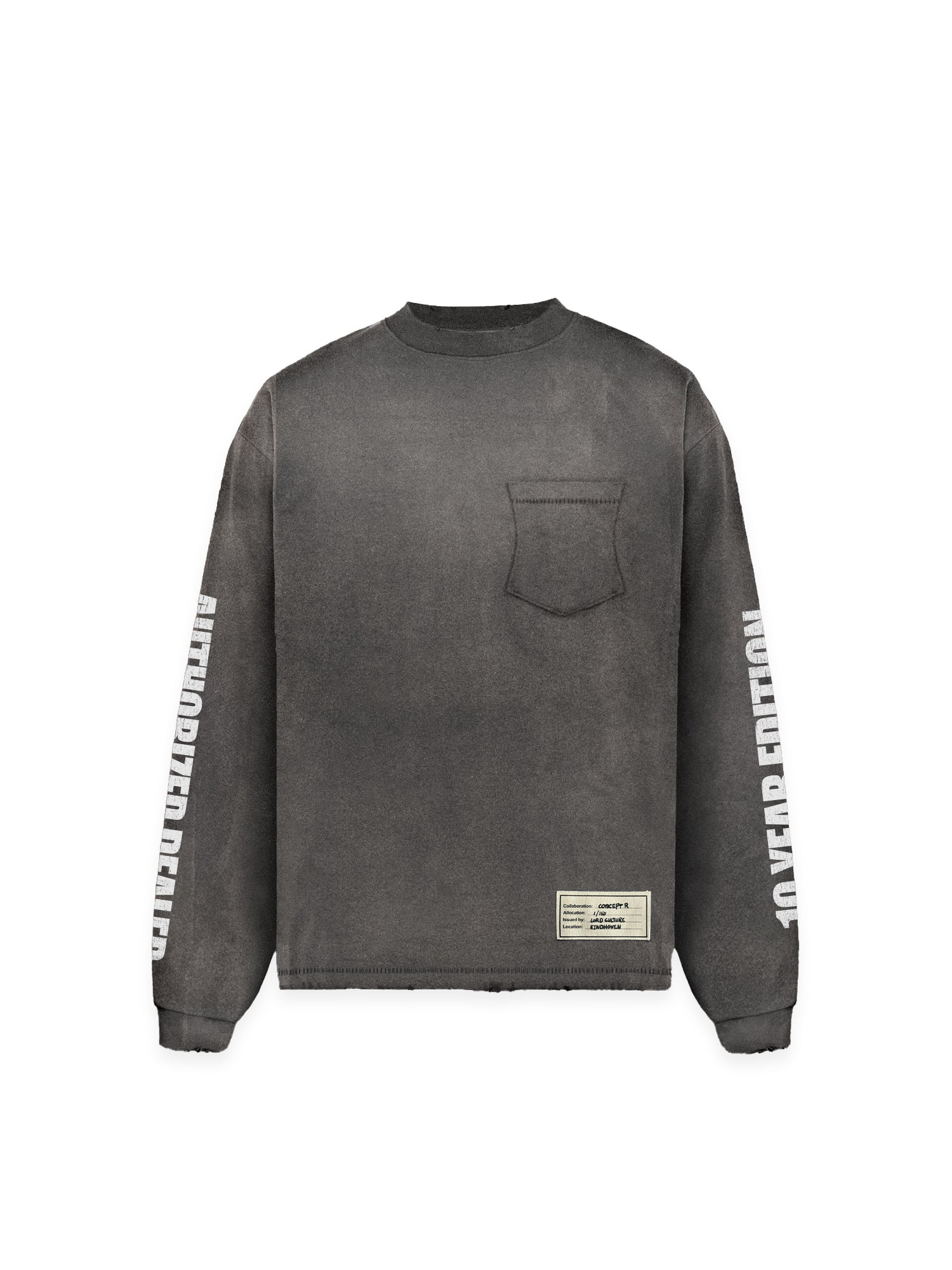 LORD CULTURE X CONCEPT R - COLLAB LONGSLEEVE - DARK GREY - Image 2