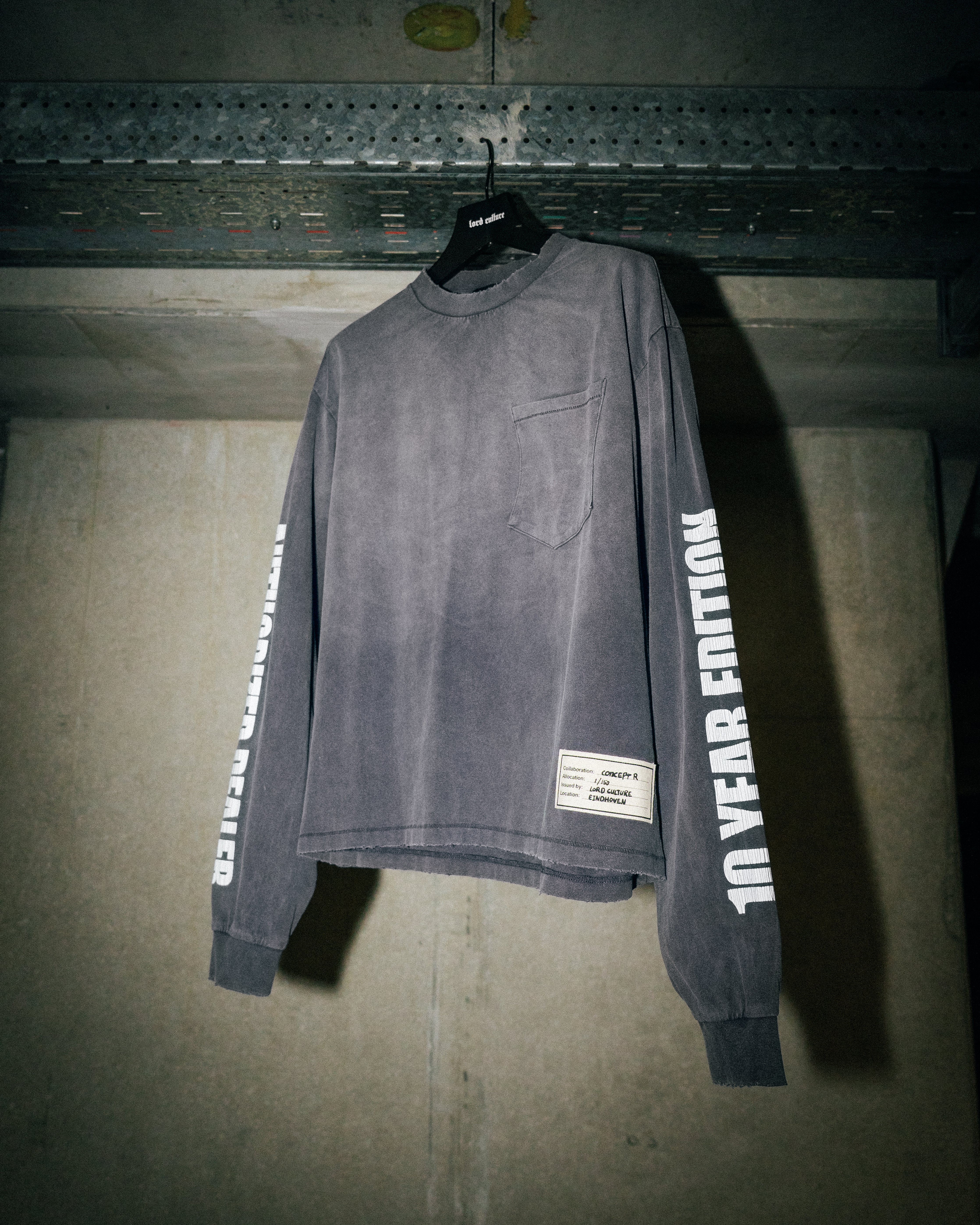 LORD CULTURE X CONCEPT R - COLLAB LONGSLEEVE - DARK GREY - Image 4