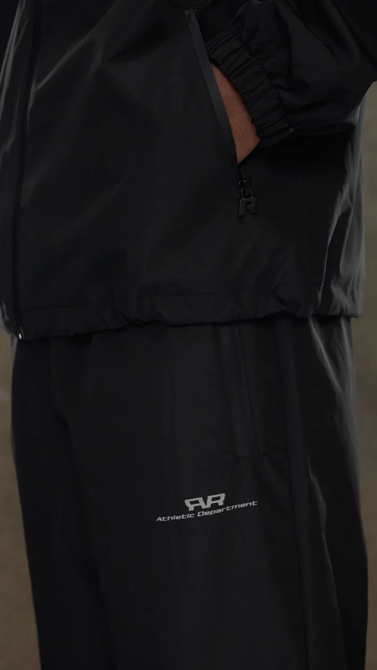 RIVERO- PHANTOM NYLON TRACKPANTS BLACK - Image 3