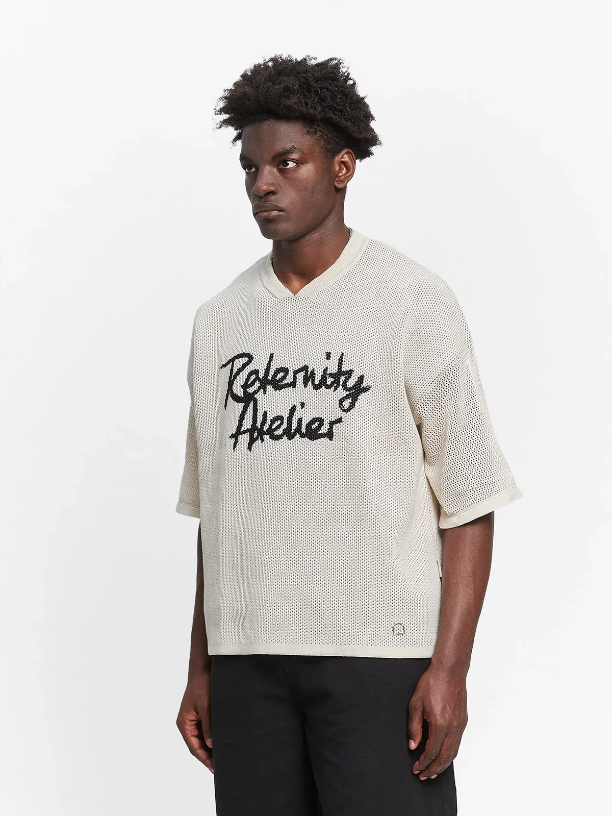 RETERNITY - ATELIER KNIT JERSEY - CREAM - Image 3