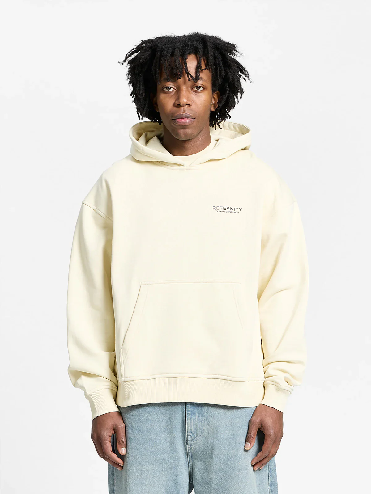 RETERNITY- CREATIVE DEPT HOODIE - CREAM - Image 3
