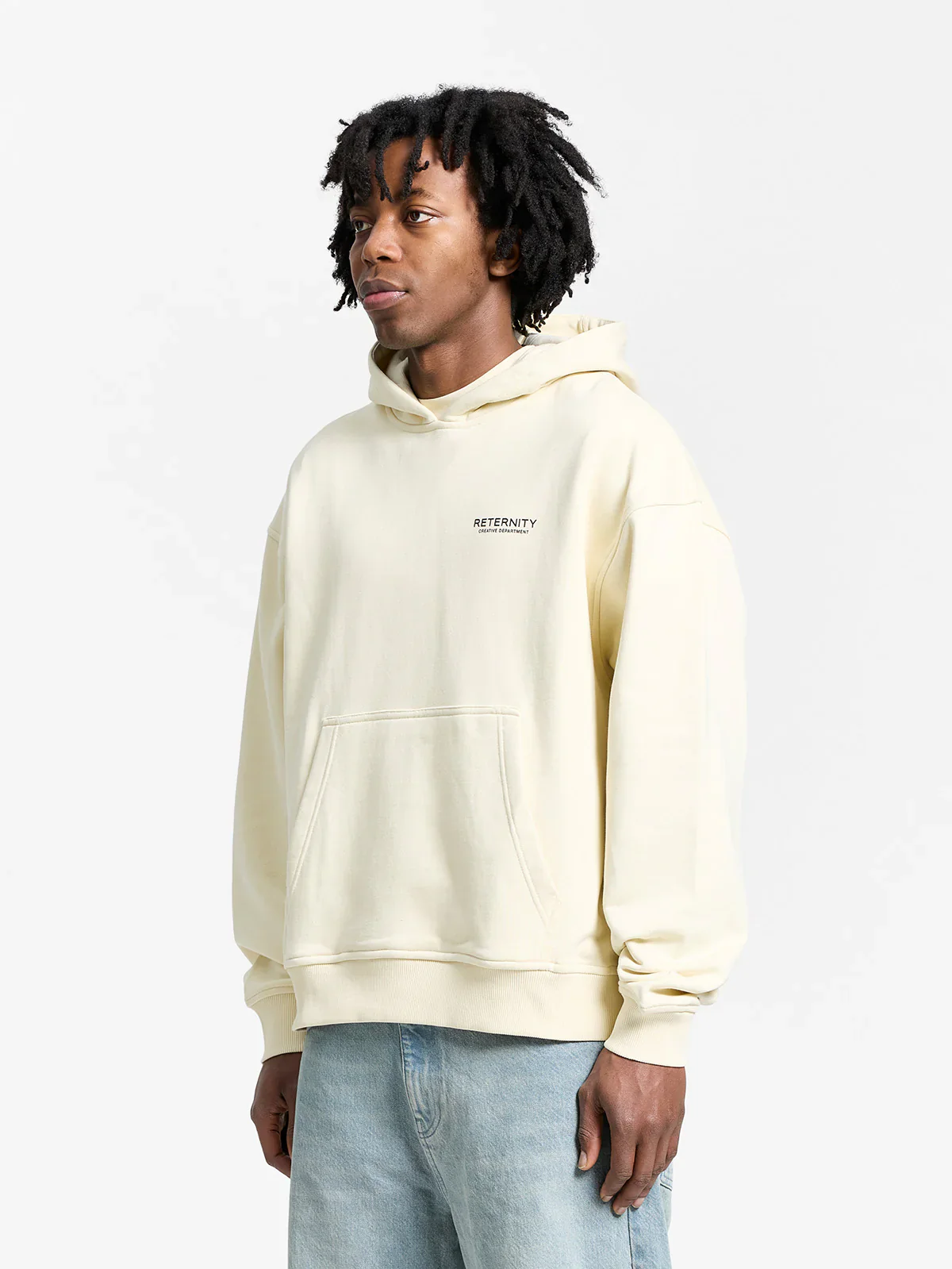 RETERNITY- CREATIVE DEPT HOODIE - CREAM - Image 4