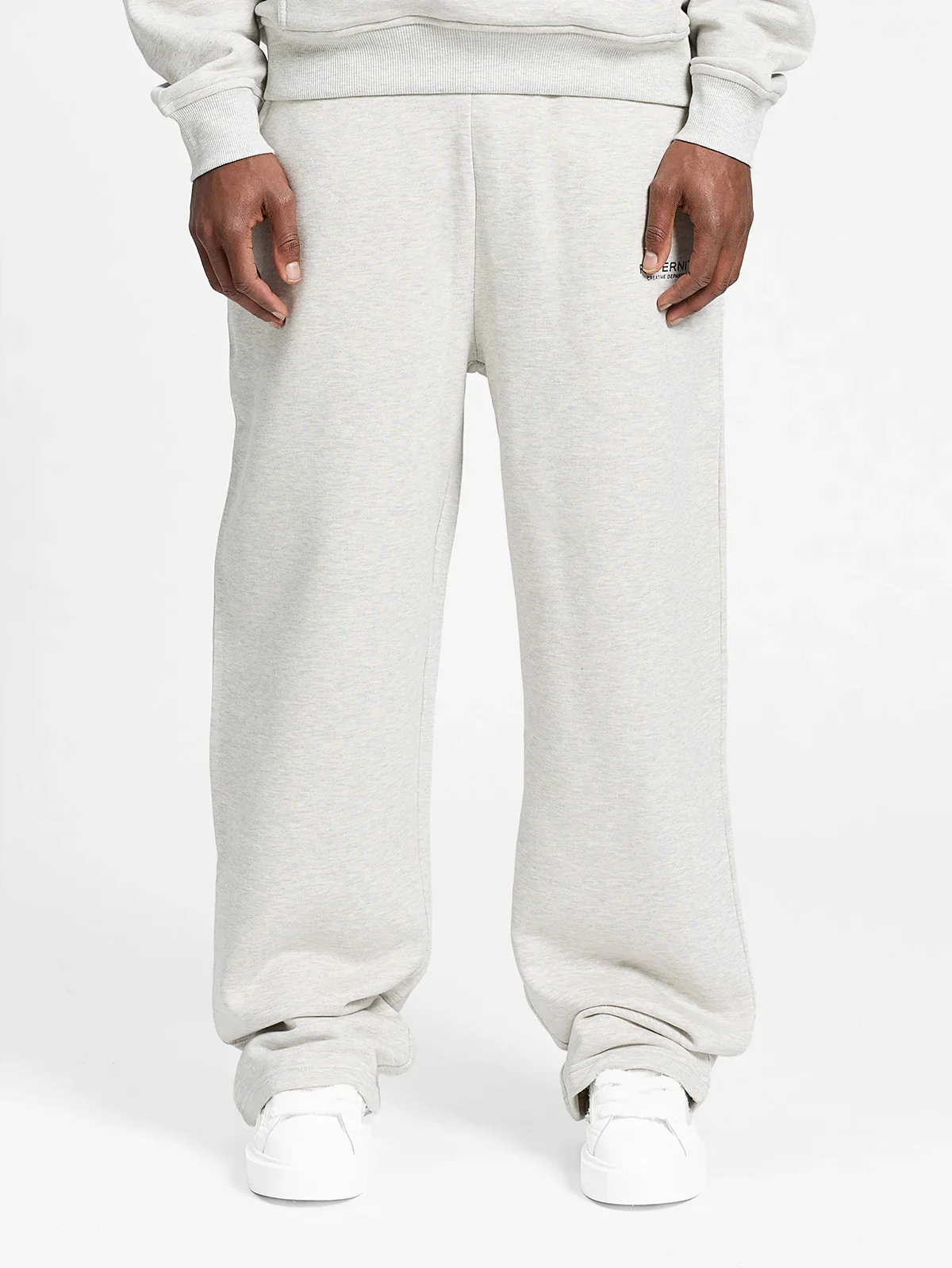 RETERNITY- CREATIVE DEPT SWEATPANTS - MELANGE GREY - Image 2