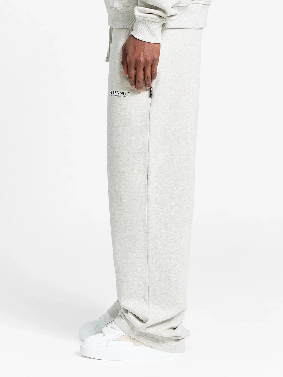 RETERNITY- CREATIVE DEPT SWEATPANTS - MELANGE GREY - Image 5