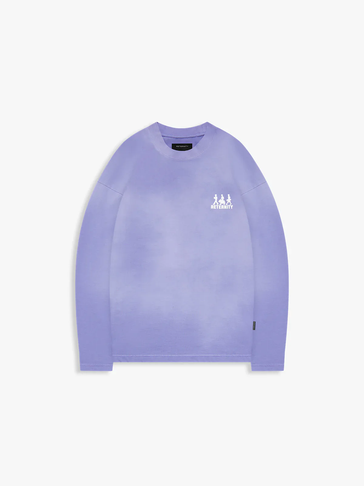 RETERNITY- CREATIVE DEPT LOGO LONGSLEEVE - WASHED PURPLE - Image 2