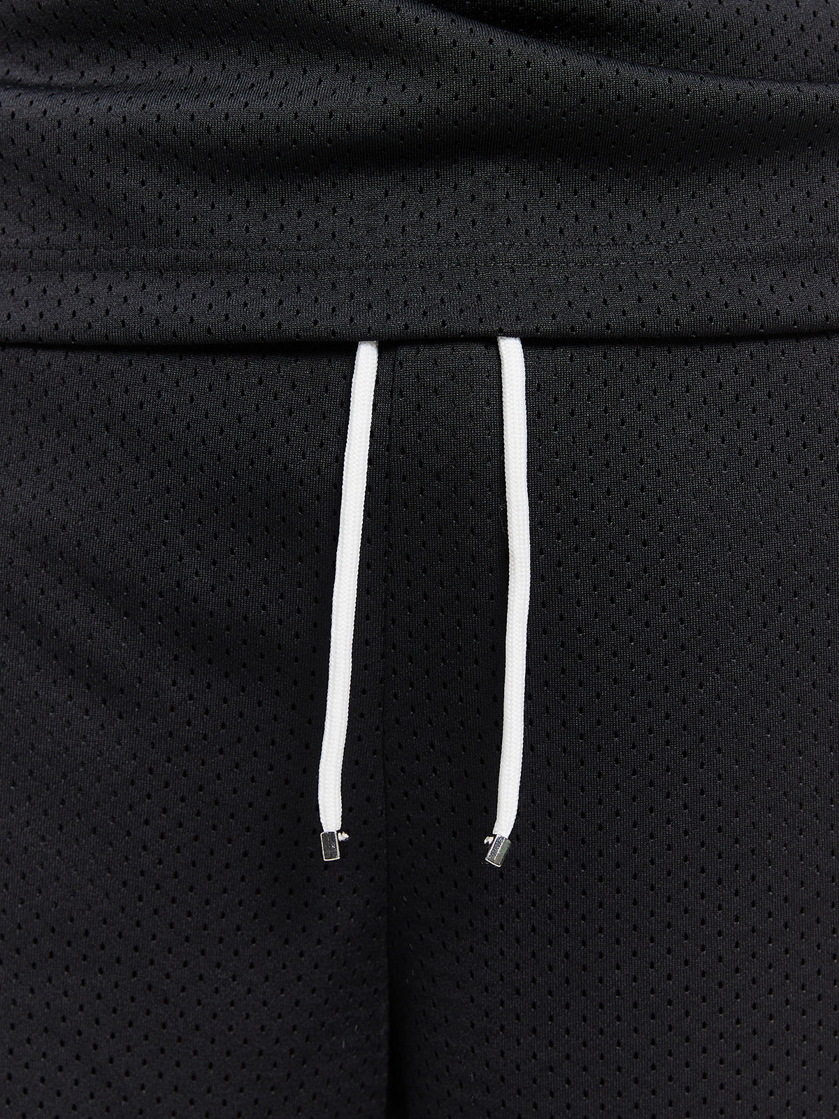 RETERNITY - CREATIVE DEPT LOGO MESH SHORTS - BLACK - Image 8