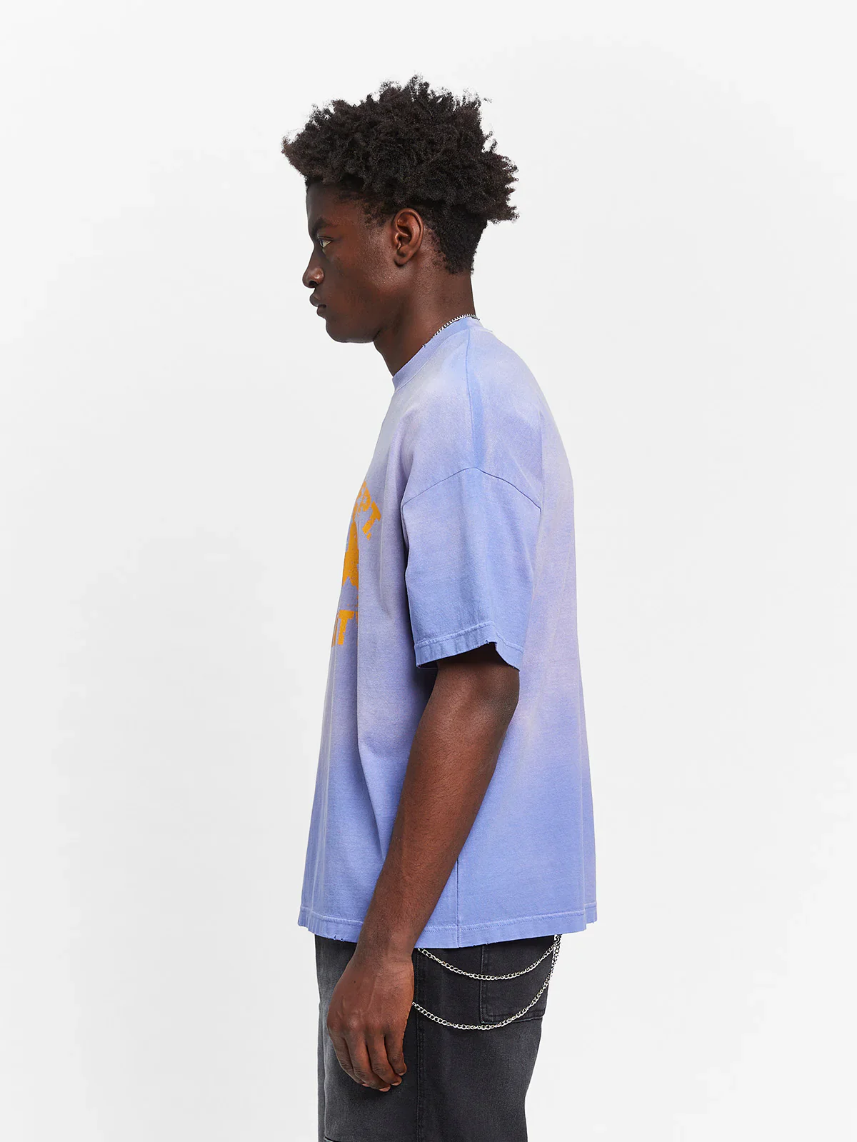 RETERNITY - CREATIVE DEPT LOGO T-SHIRT - WASHED PURPLE - Image 4
