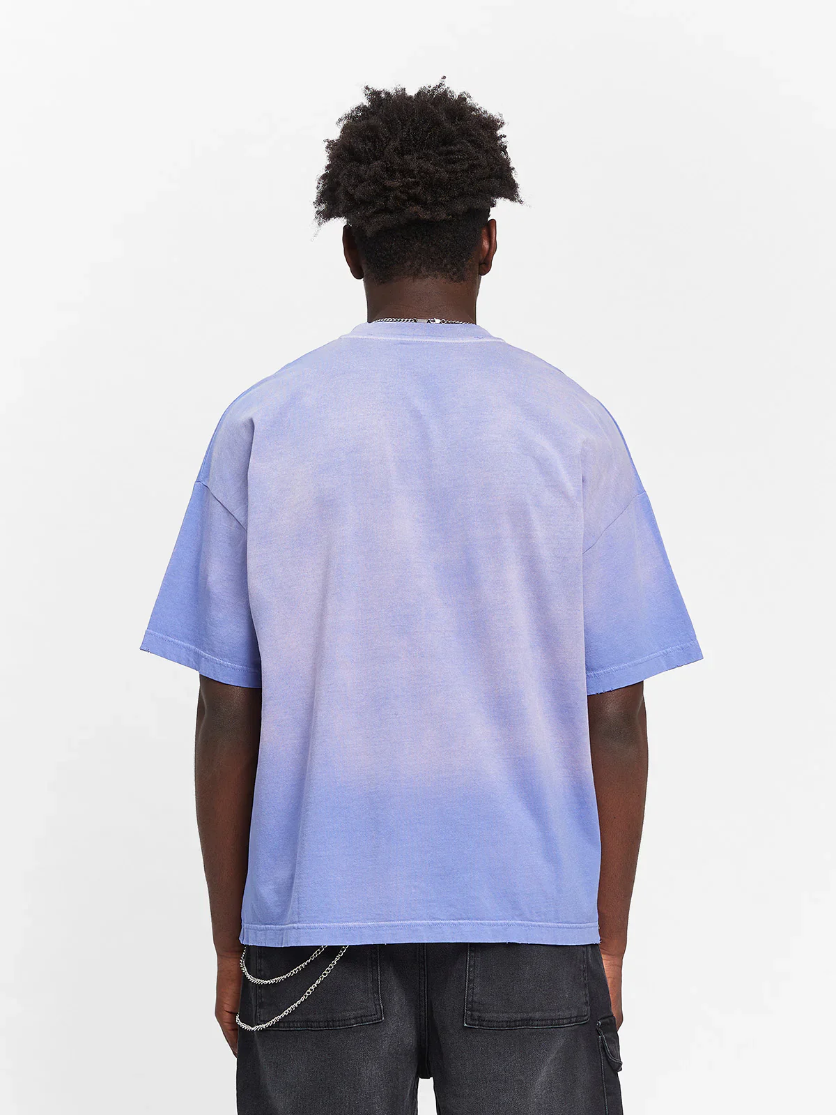 RETERNITY - CREATIVE DEPT LOGO T-SHIRT - WASHED PURPLE - Image 5