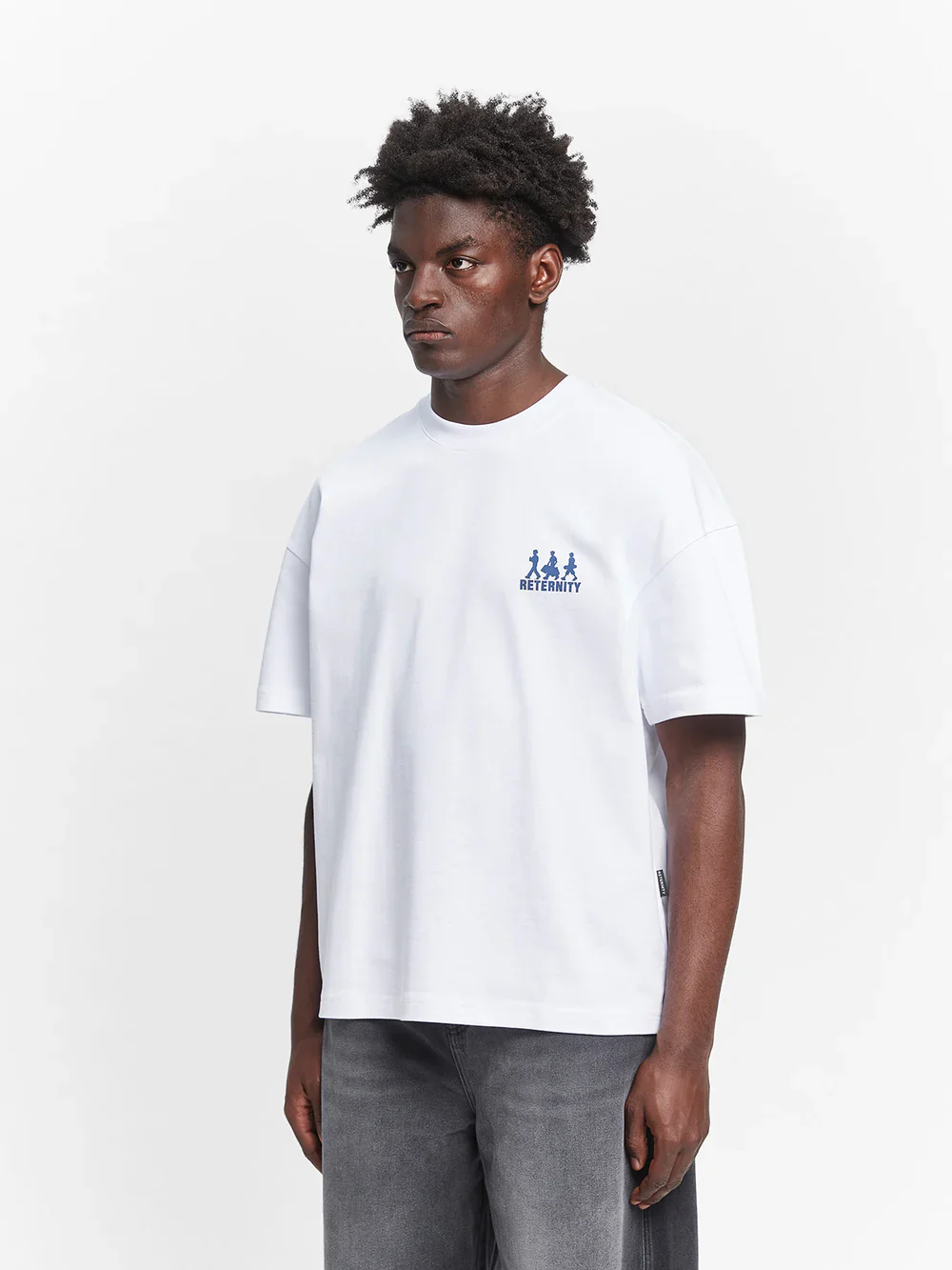 RETERNITY - CREATIVE DEPT LOGO T-SHIRT - WHITE - Image 5