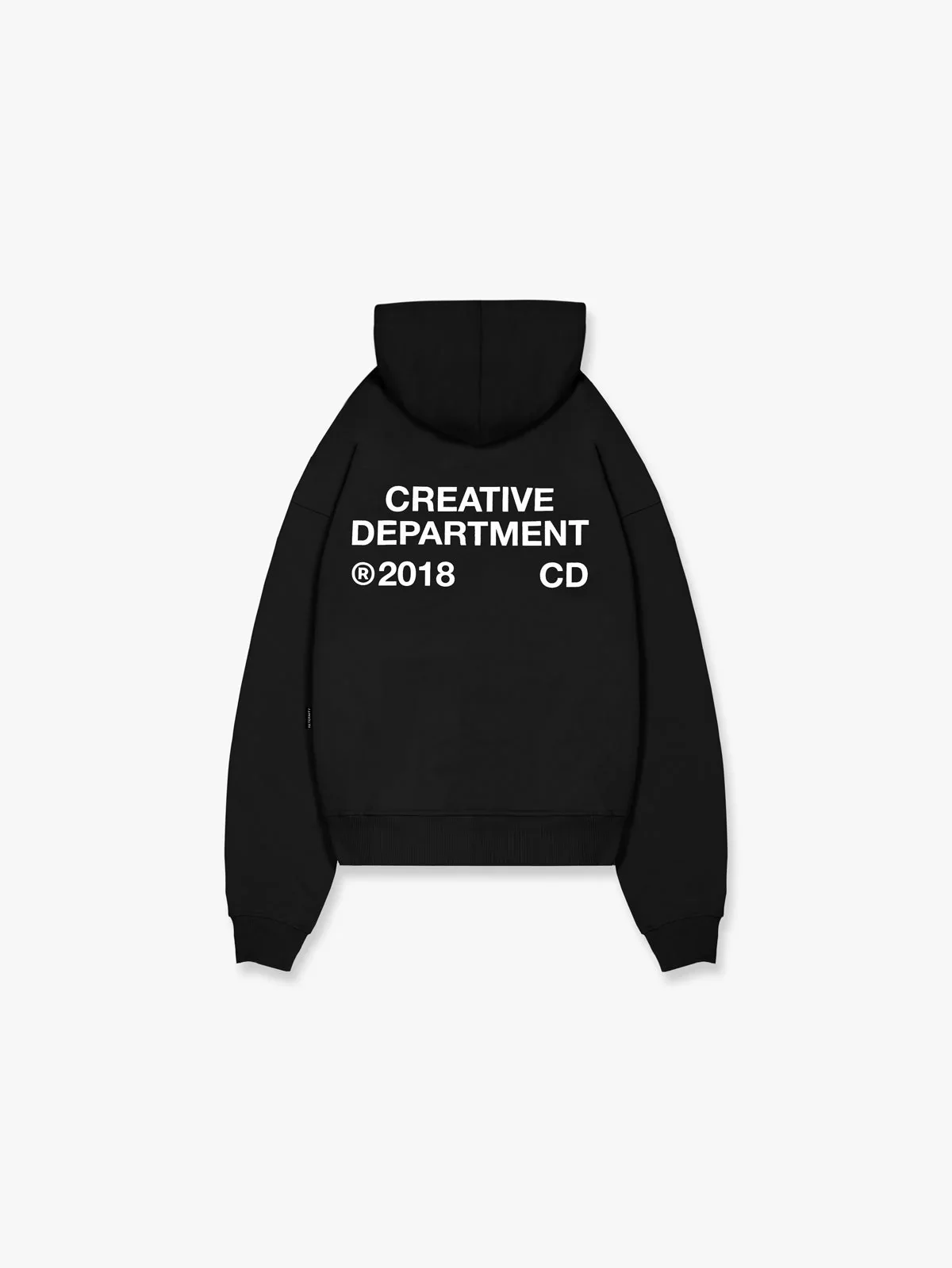 RETERNITY- CREATIVE DEPT ZIP-HOODIE - BLACK - Image 2