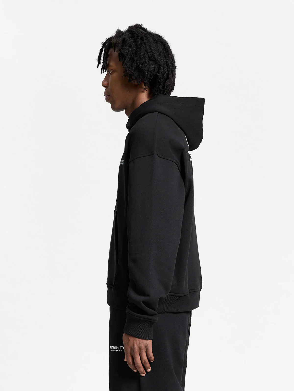 RETERNITY- CREATIVE DEPT ZIP-HOODIE - BLACK - Image 5