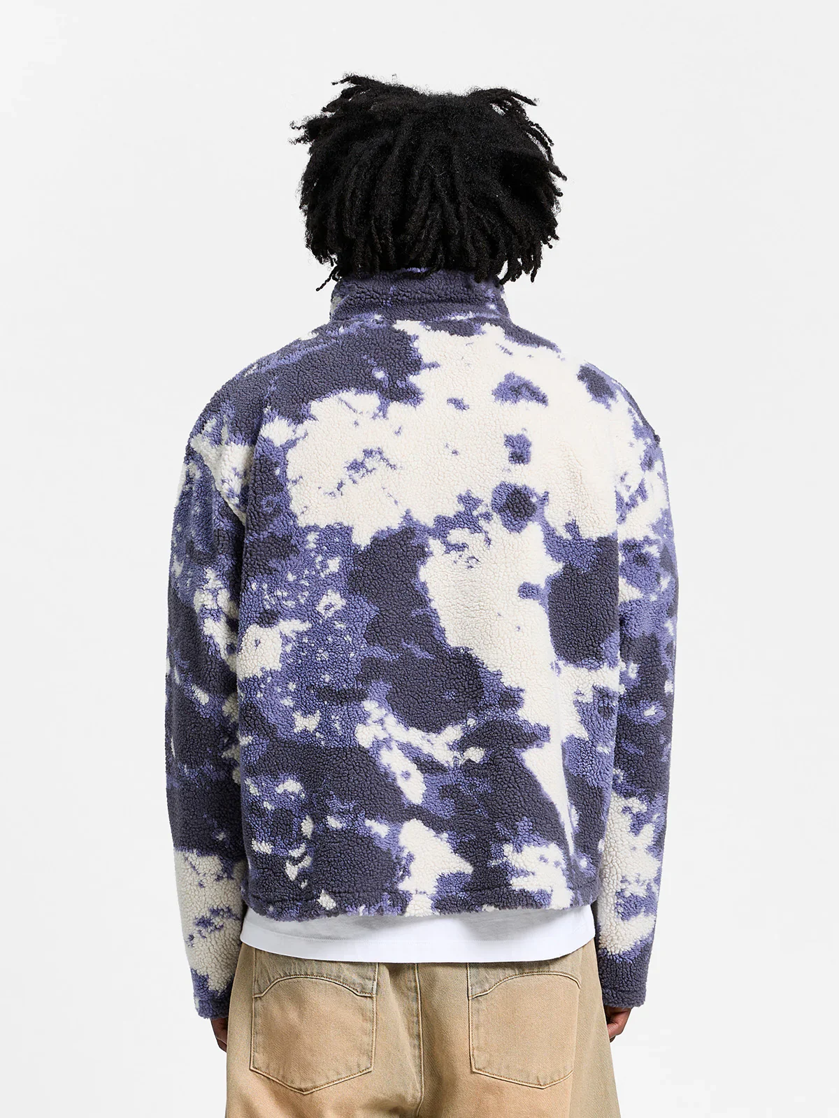 RETERNITY - FLEECE HALF ZIP - ACID PURPLE - Image 5