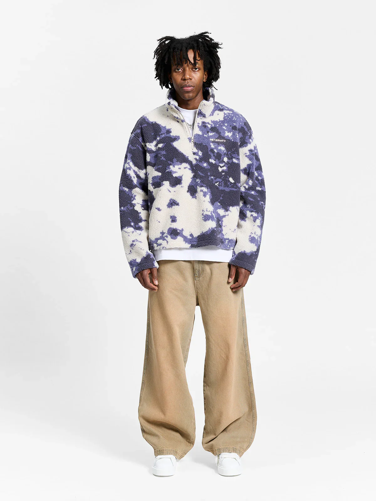 RETERNITY - FLEECE HALF ZIP - ACID PURPLE - Image 6