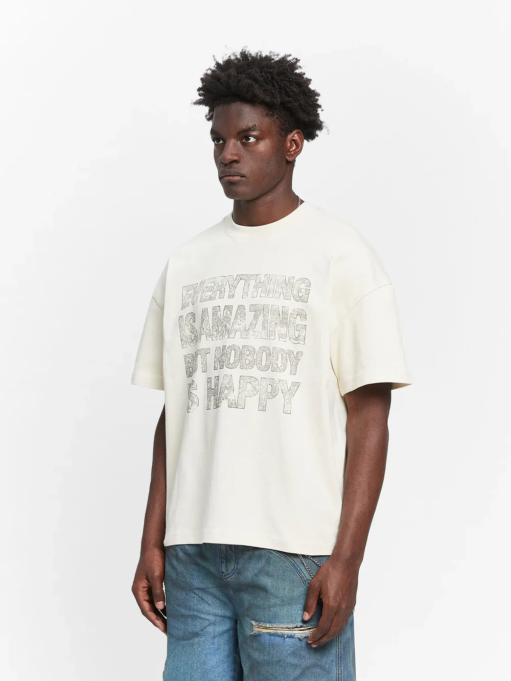RETERNITY - QUOTE T-SHIRT - CREAM - Image 3