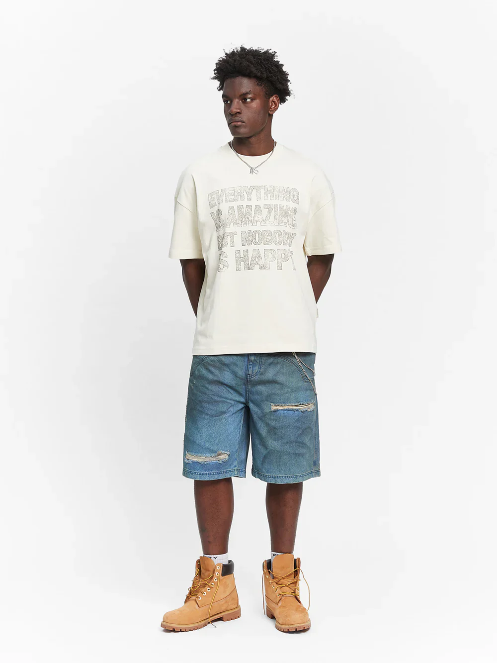 RETERNITY - QUOTE T-SHIRT - CREAM - Image 6