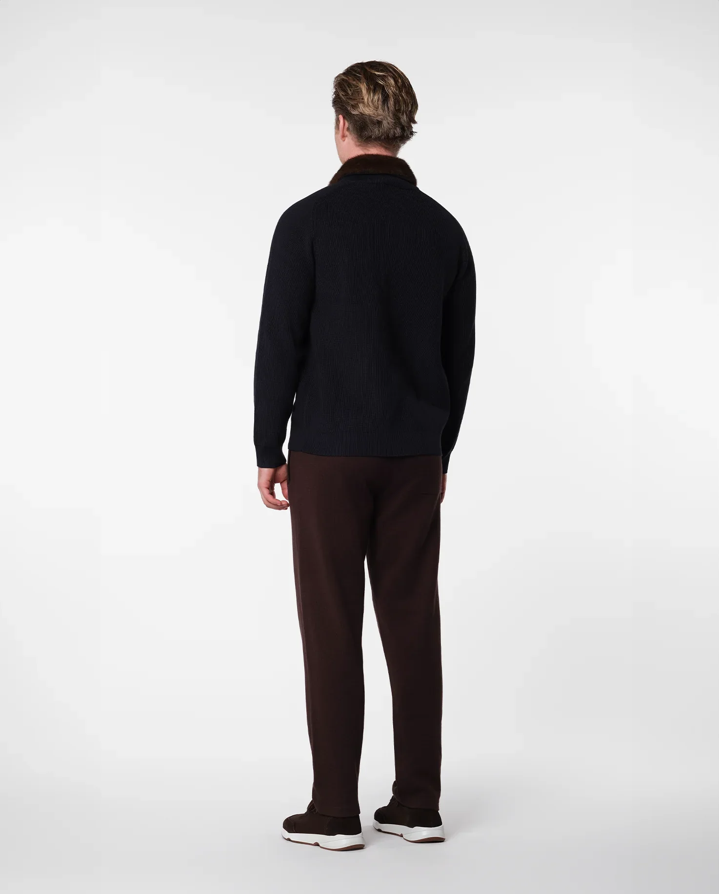 RIMA - FURNECK JACKET - NAVY - Image 5