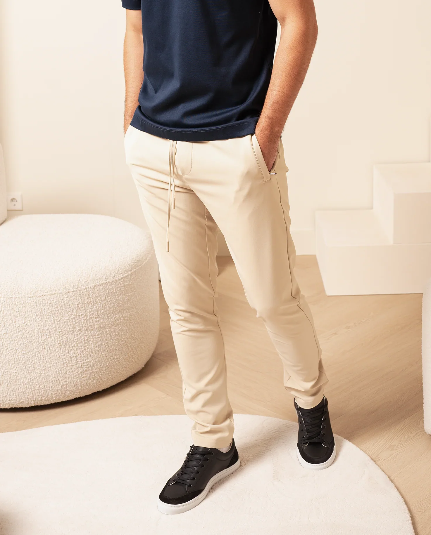 RIMA - TECH TROUSER - BEIGE - Image 2