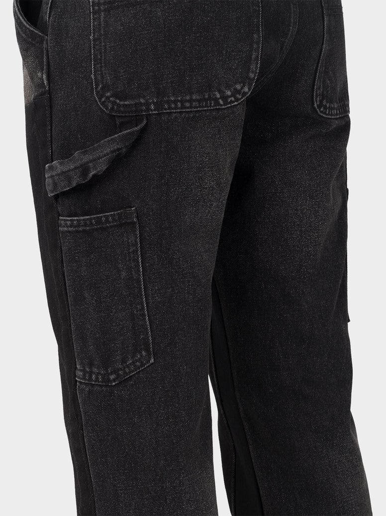 RIVERO - ATELIER CARPENTER FLARED JEANS BLACK - Image 3