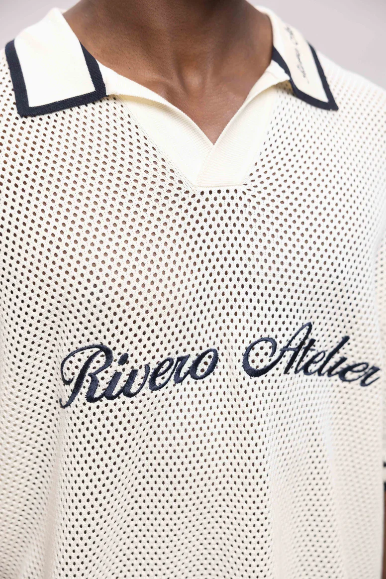 RIVERO - ATELIER COURT MESH POLO - Image 3