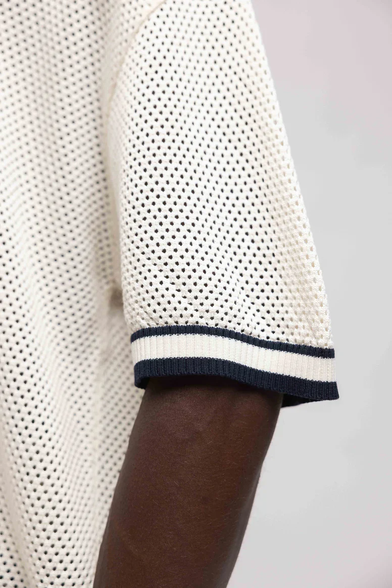 RIVERO - ATELIER COURT MESH POLO - Image 4