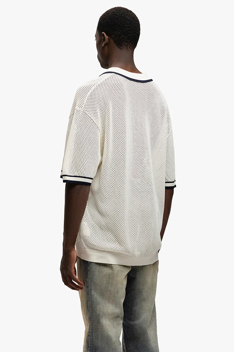 RIVERO - ATELIER COURT MESH POLO - Image 7